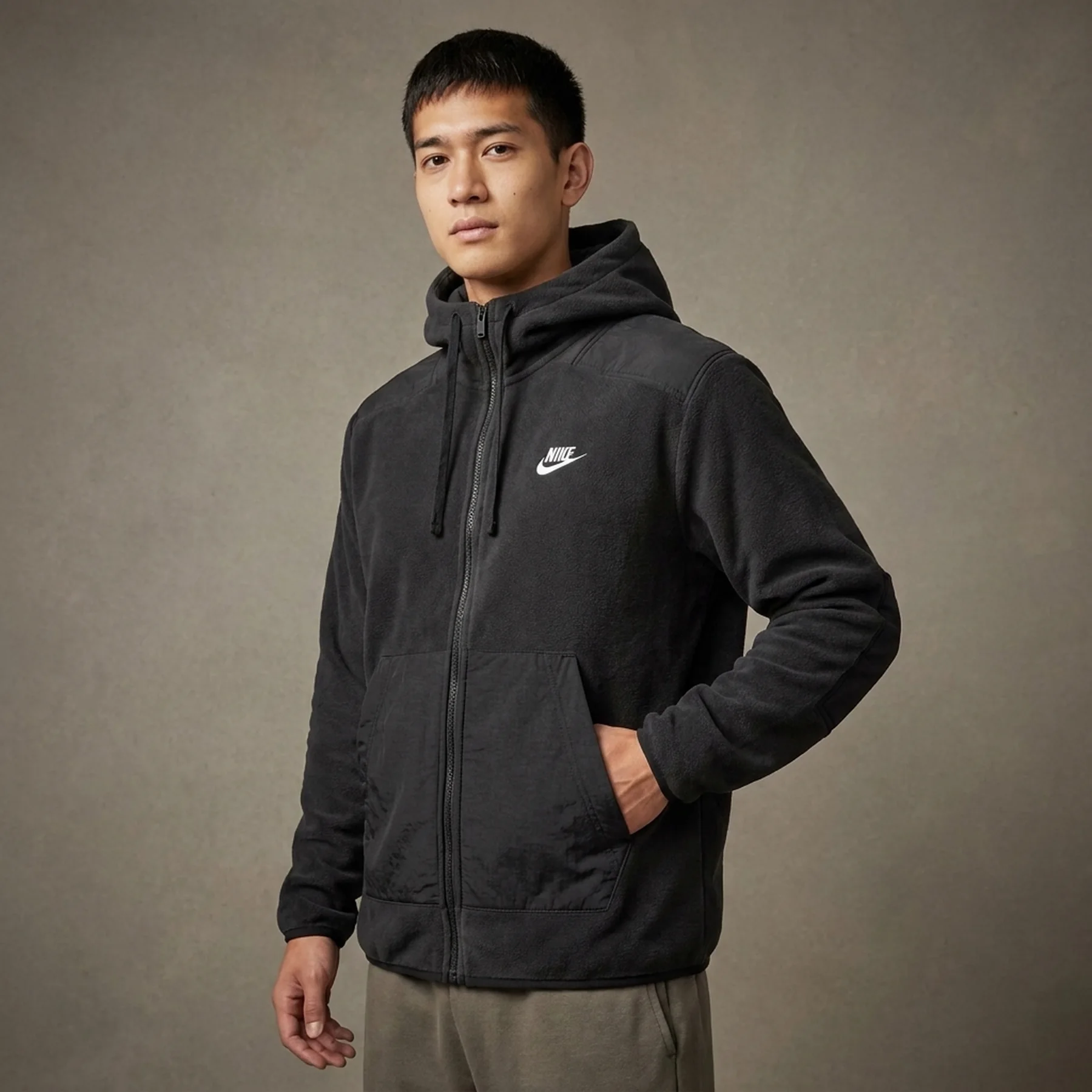 Бомбер чоловічий Nike Nsw Spe+ Flc Fz Top Winter (DD4882-010)