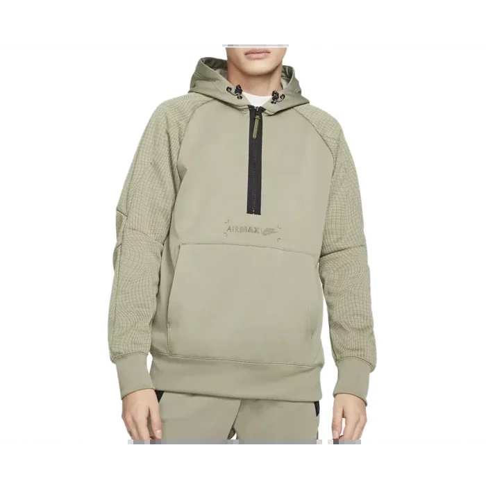 Бомбер чоловічий Nike Sportswear Air Max Men's 1/2-Zip Fleece Hoodie (DC2551-320)