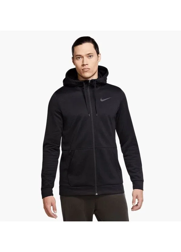 Бомбер чоловічий Nike Therma Full-Zip Hoodie Black (CU6231-010)