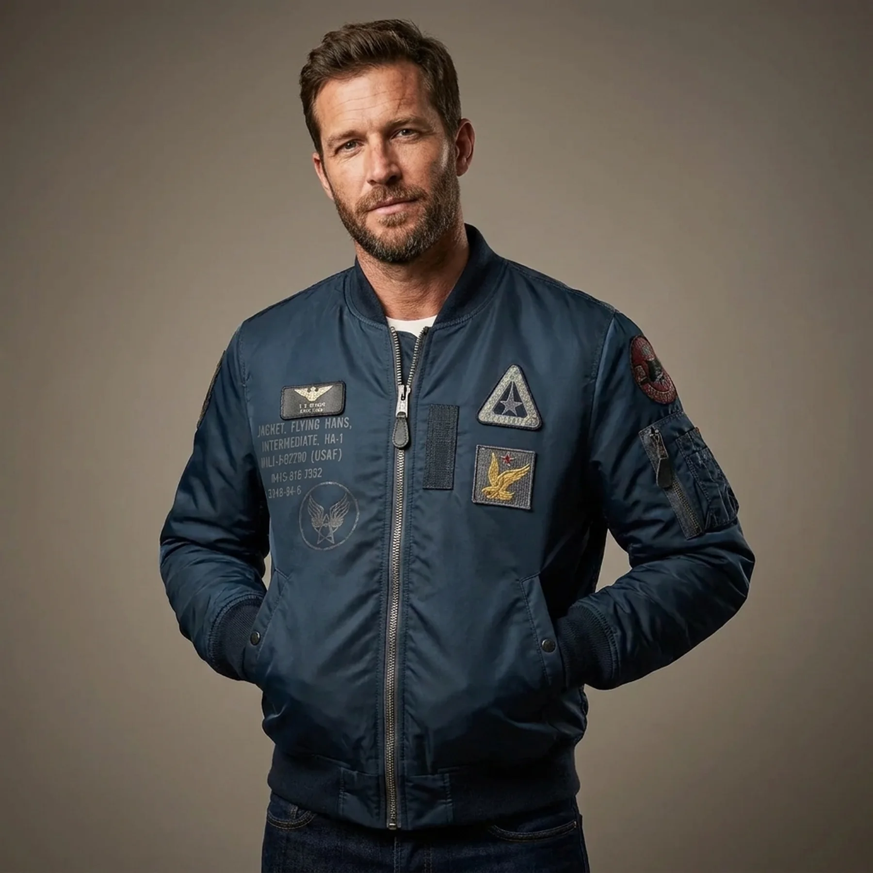 Бомбер чоловічий Schott Nyc Cwu Bomber Jacket (CWU-R-213-31)