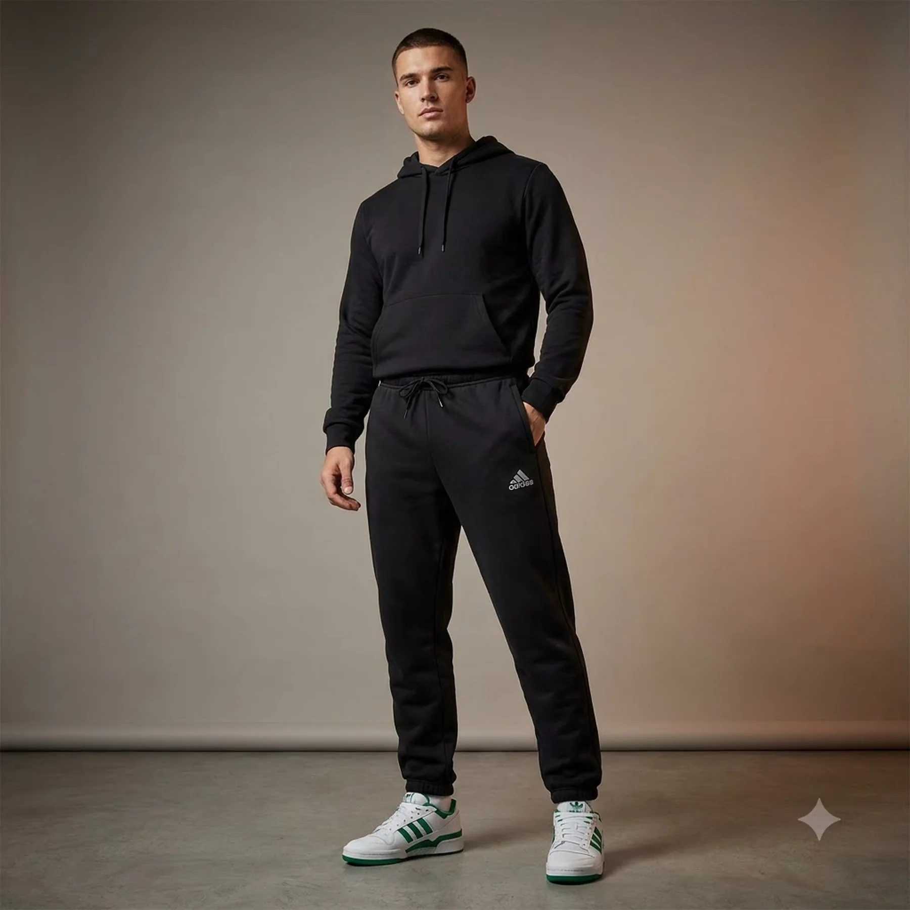 Брюки чоловічі Adidas A Szn Fl R Pt Black (IX1246)