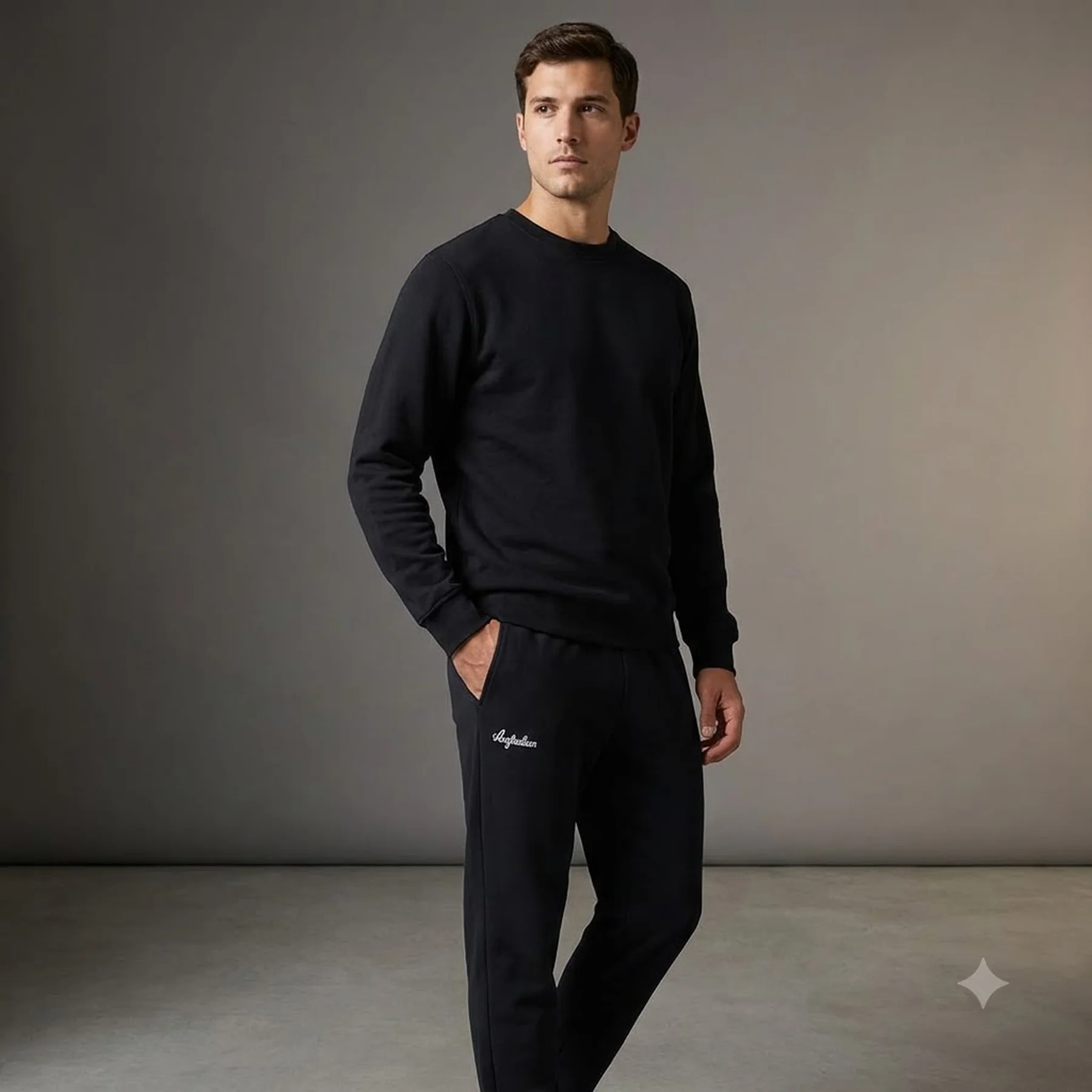 Брюки чоловічі Australian Essentials Fleece Trousers Black (LSUPA0011-200)