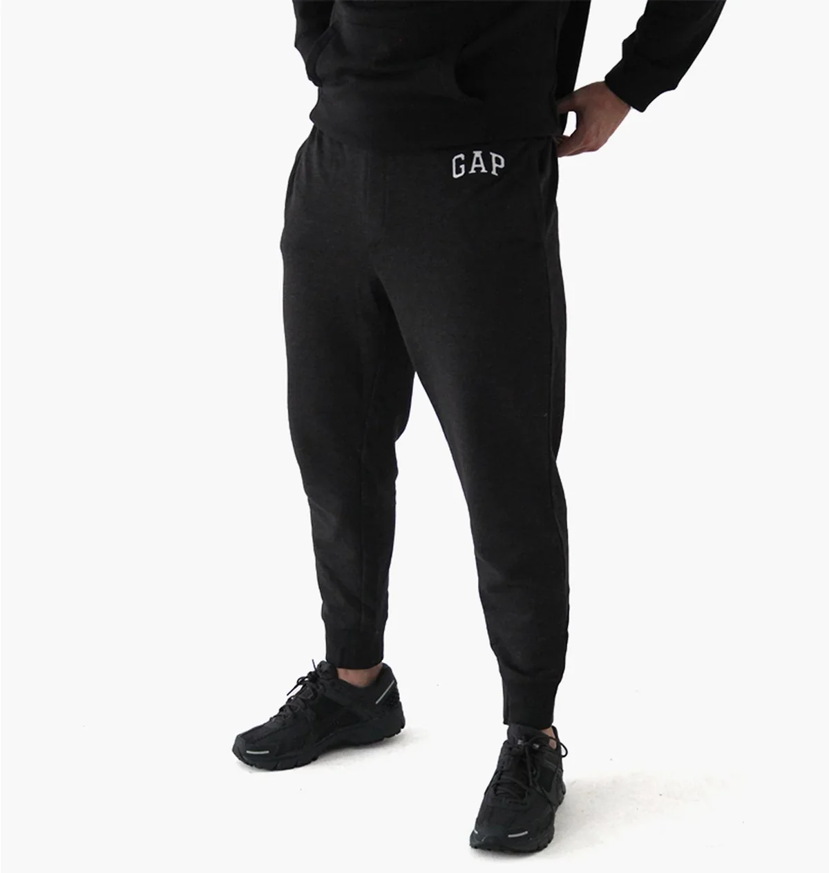 Брюки чоловічі Gap Logo Fleece Pants Charcoal Gray (221236011)