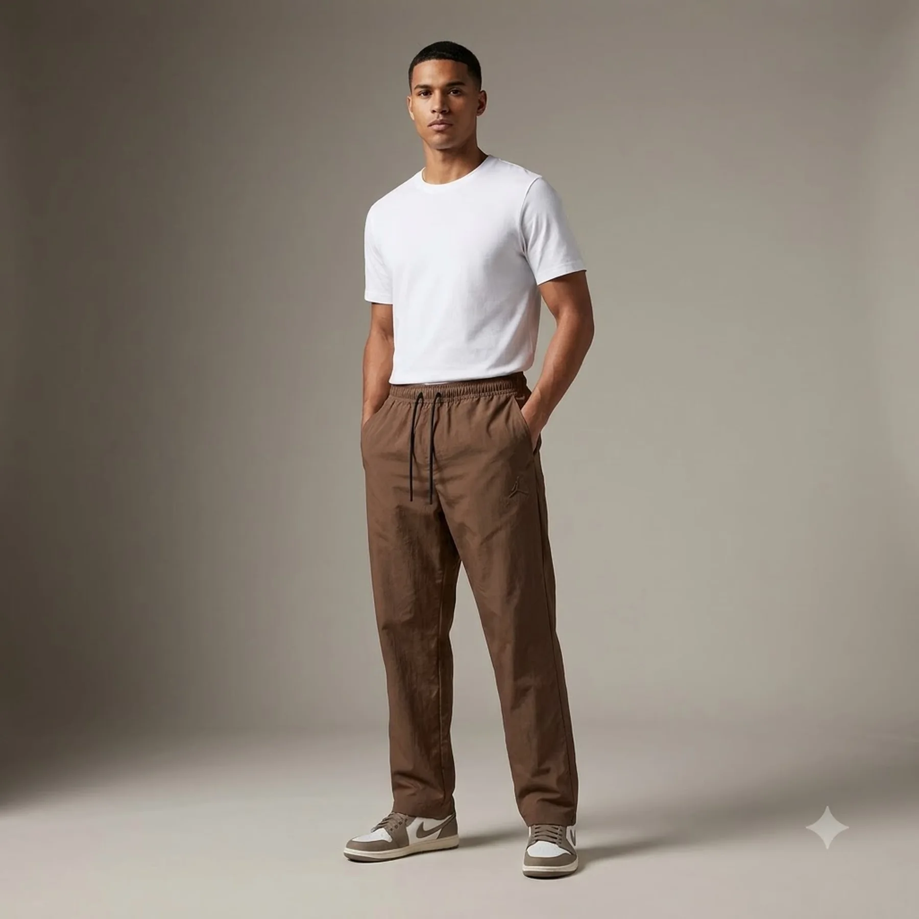 Брюки чоловічі Jordan Essentials Woven Pants Brown (FN4539-231)