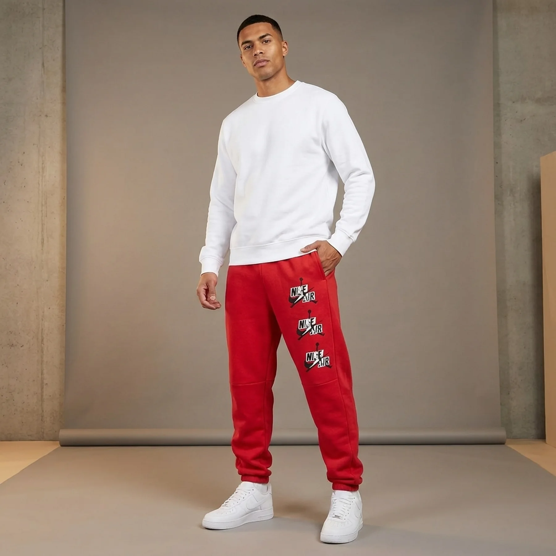 Брюки чоловічі Jordan Jumpman Classics Red (CK6739-687)