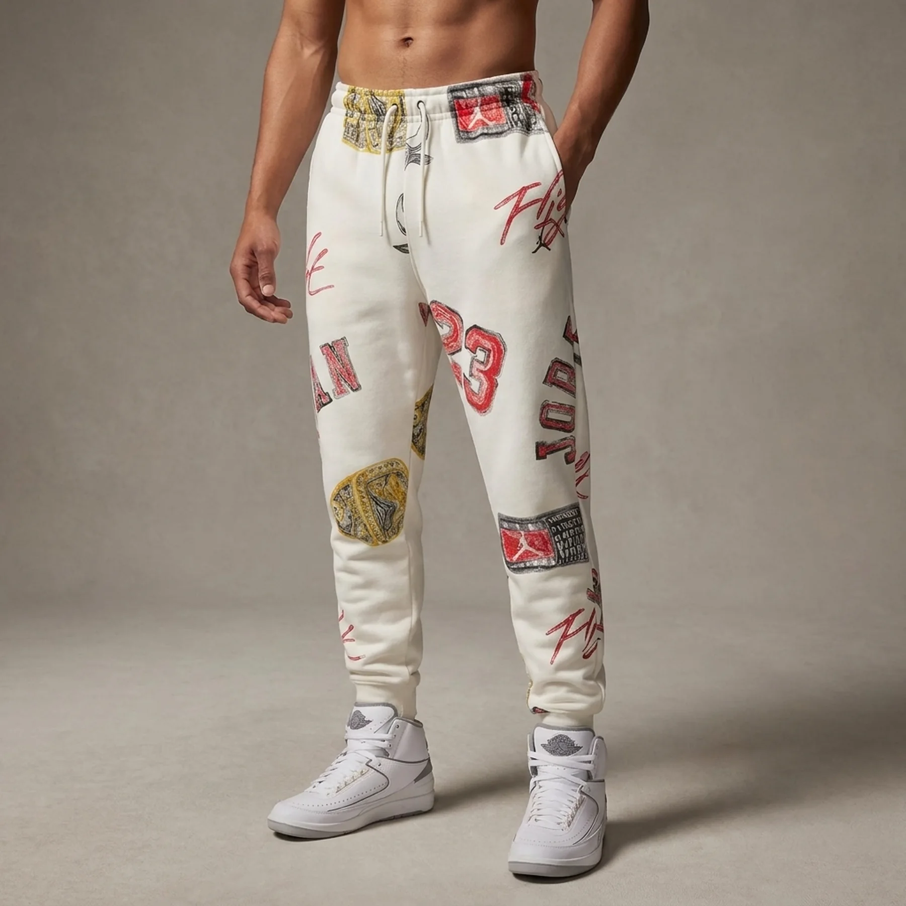 Брюки чоловічі Jordan M Ess Aop Flc Pant (FN4547-133)