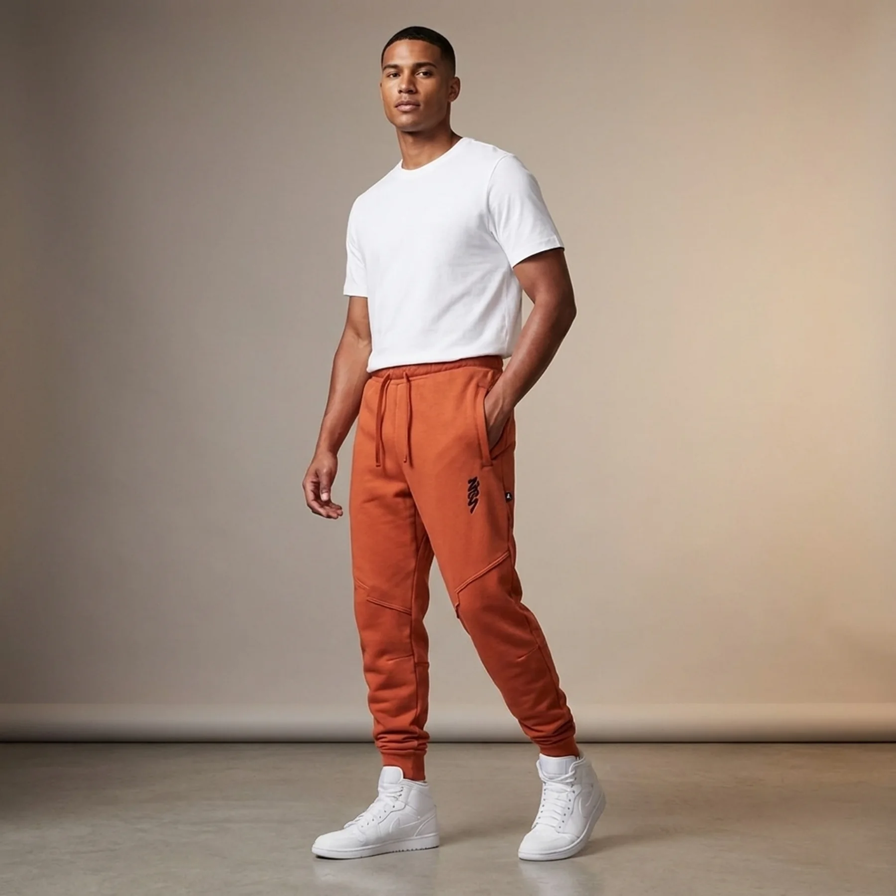 Брюки чоловічі Jordan M J Zion Perf Pant Orange Dj5873-246 (DJ5873-246)