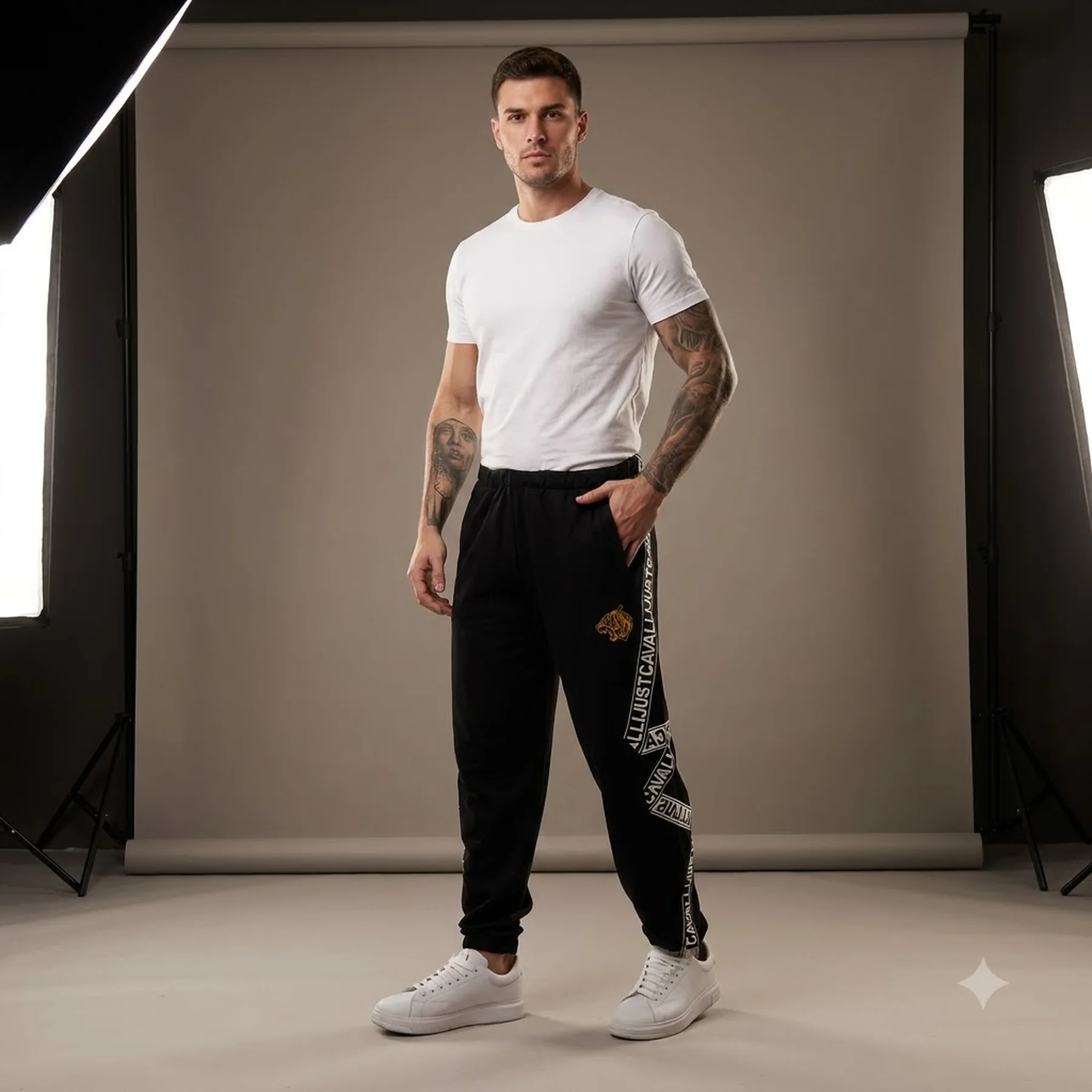 Брюки чоловічі Just Cavalli Pantalone Tuta Uomo (S03KA0284)