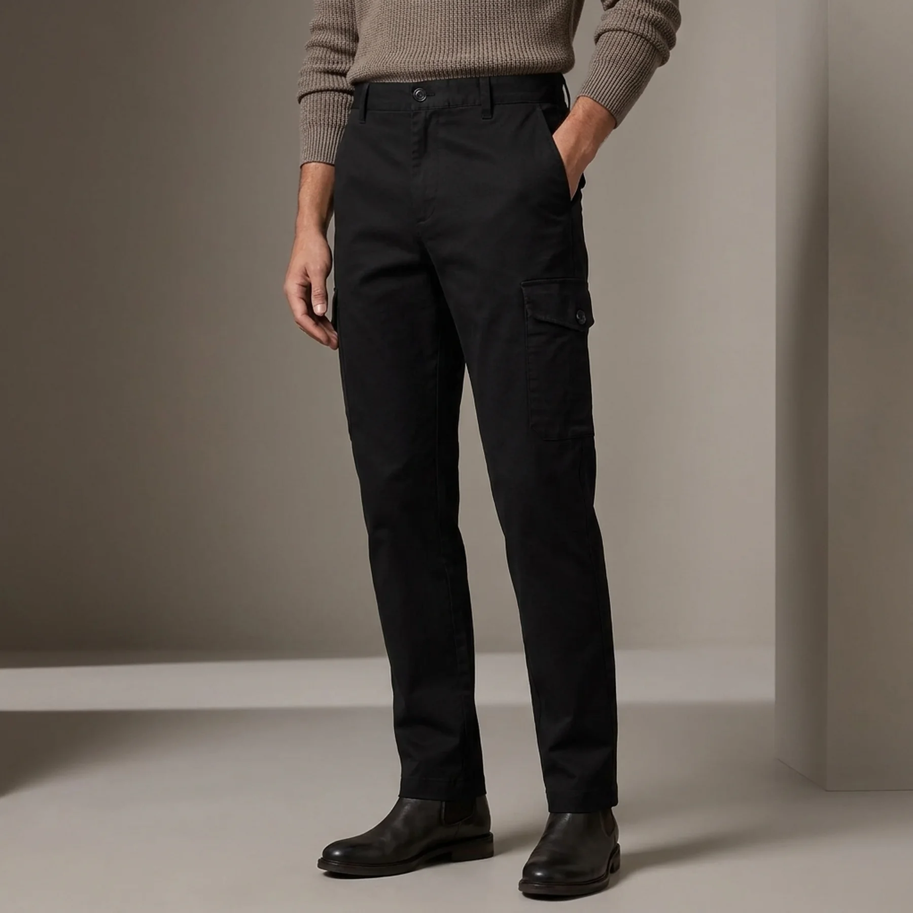 Брюки чоловічі Michael Kors Tapered Cargo Trousers (CR3301W6W8)