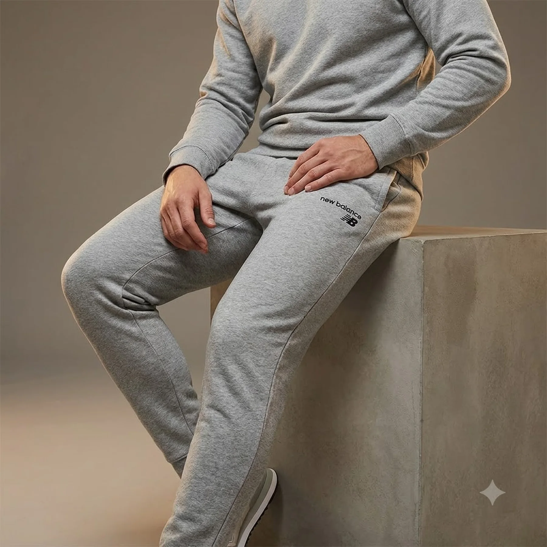 Брюки чоловічі New Balance Classic Cf Grey (MP03904)