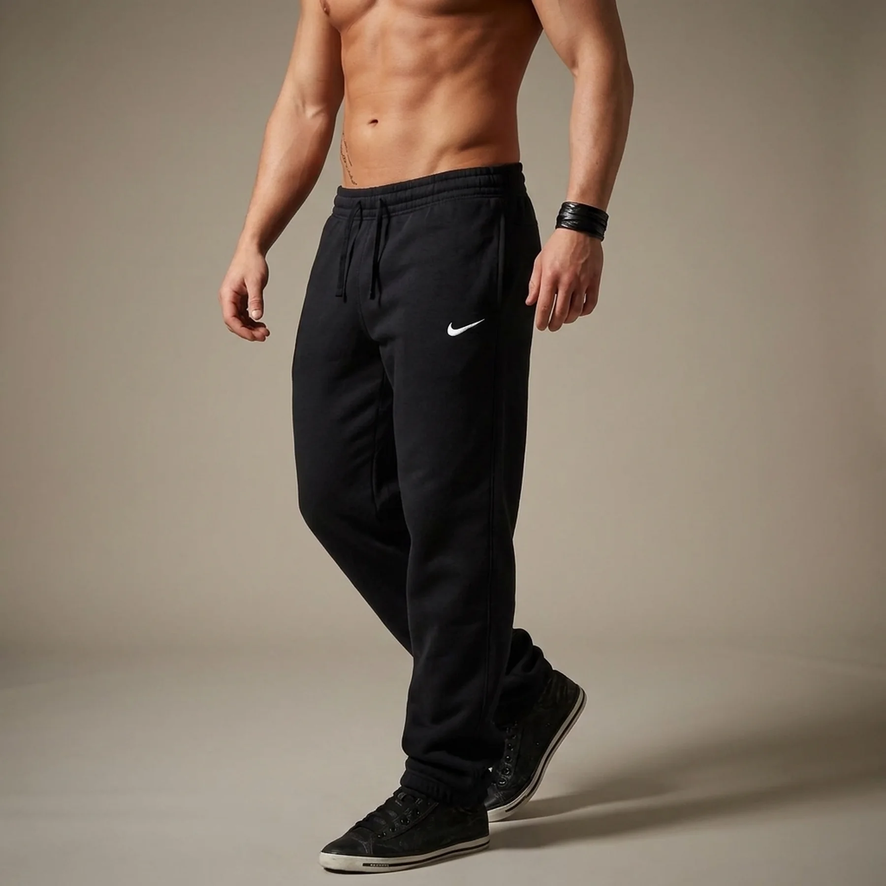 Брюки чоловічі Nike Club Cuff Pants-Swoosh (611459-010)