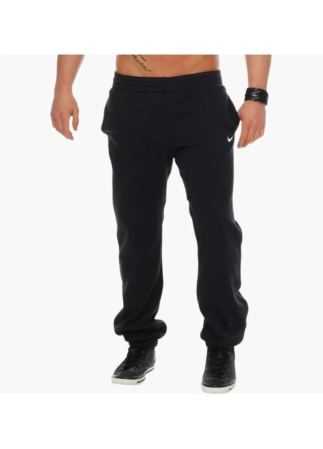 Брюки чоловічі Nike Club Cuff Pants-Swoosh (611459-010)