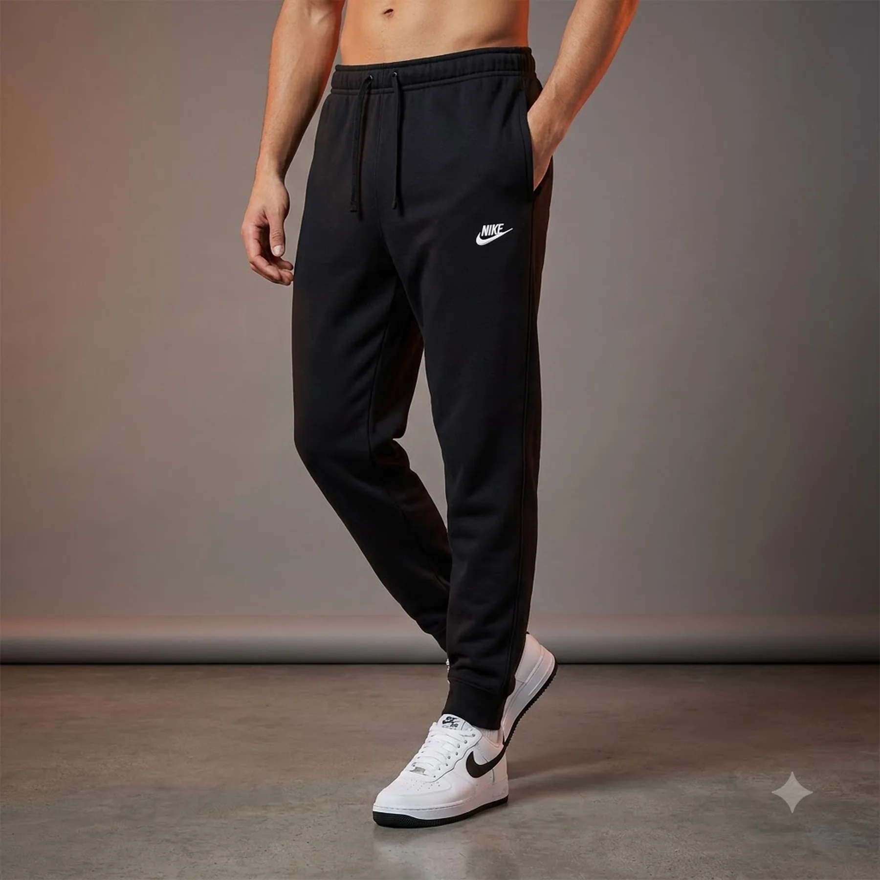 Брюки чоловічі Nike Club Pants Black (FN3787-010)