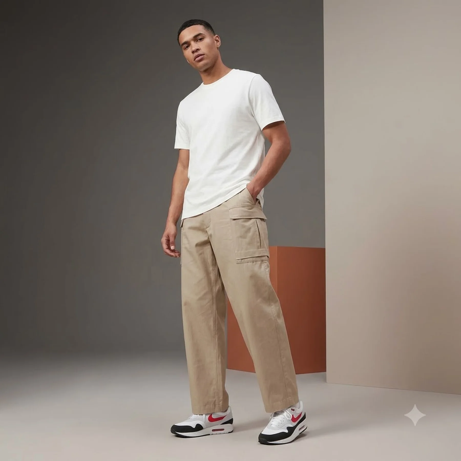Брюки чоловічі Nike Life Cargo Pant Beige (FJ0323-247)