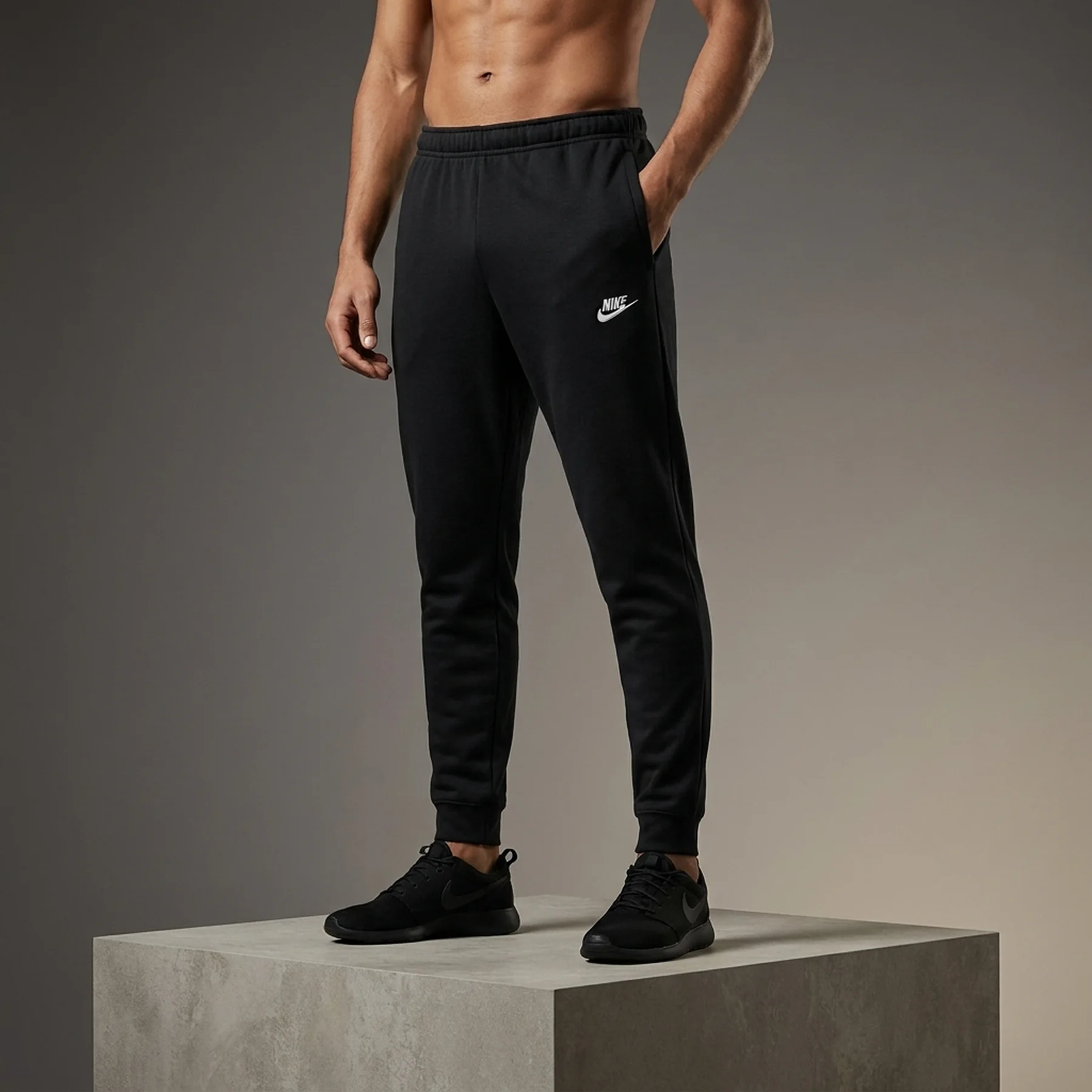 Брюки чоловічі Nike M Dry Pant Taper Fleece (CJ4312-010)