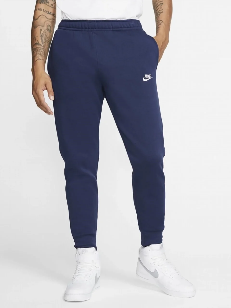 Брюки чоловічі Nike M Nsw Club Jggr Bb (BV2671-410) — Одяг