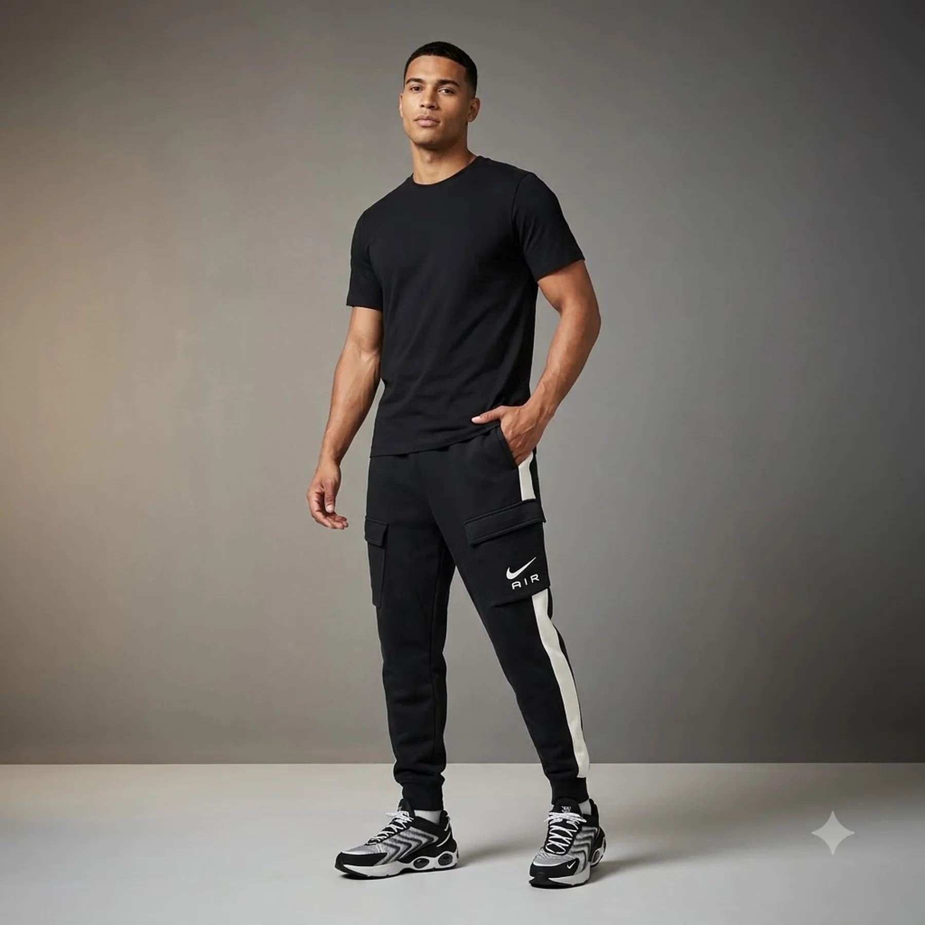 Брюки чоловічі Nike M Nsw Sw Air Cargo Pant Flc Bb (FN7693-010)