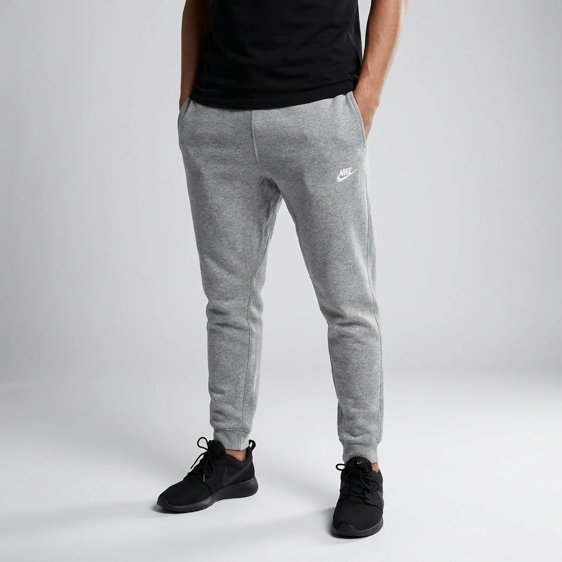 Брюки чоловічі Nike Sportswear Club Fleece Grey (826431-063)