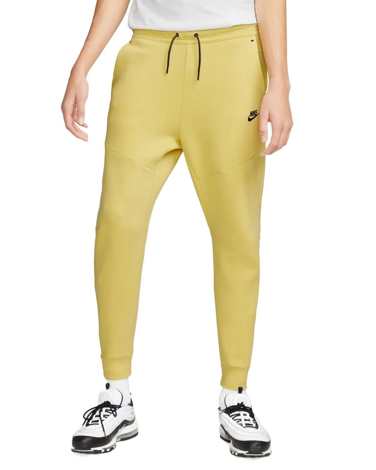 Брюки чоловічі Nike Sportswear Tech Fleece Yellow (CU4495-700)