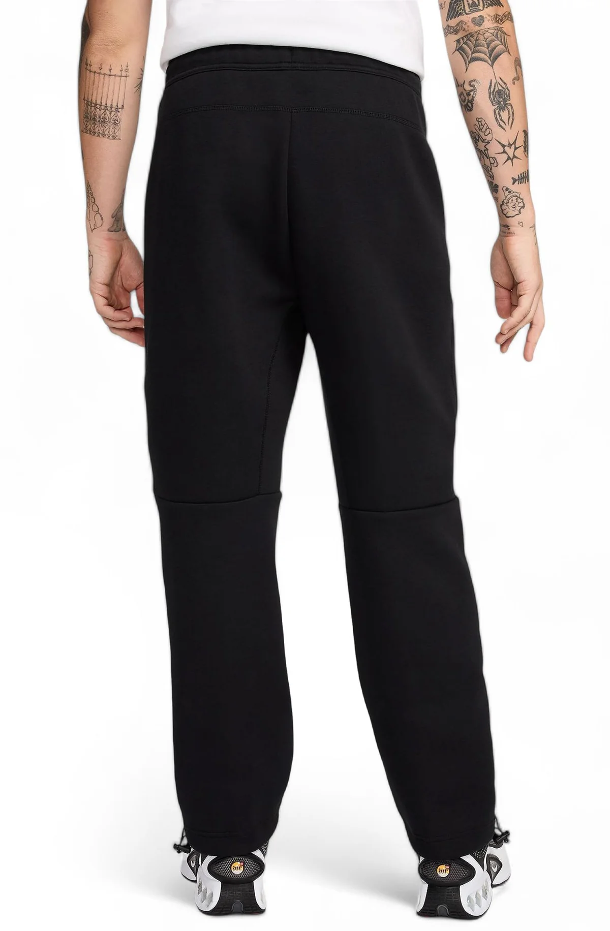Брюки чоловічі Nike Tech Fleece Open-Hem Pants Black (HJ6533-010) — Одяг