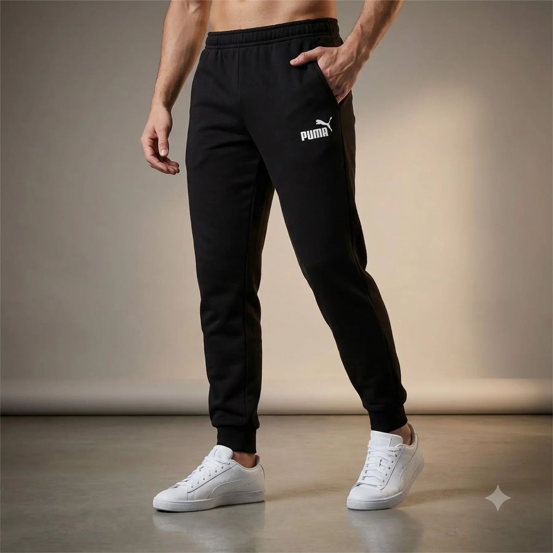 Брюки чоловічі Puma Essentials Logo Pants Black (846820-01)