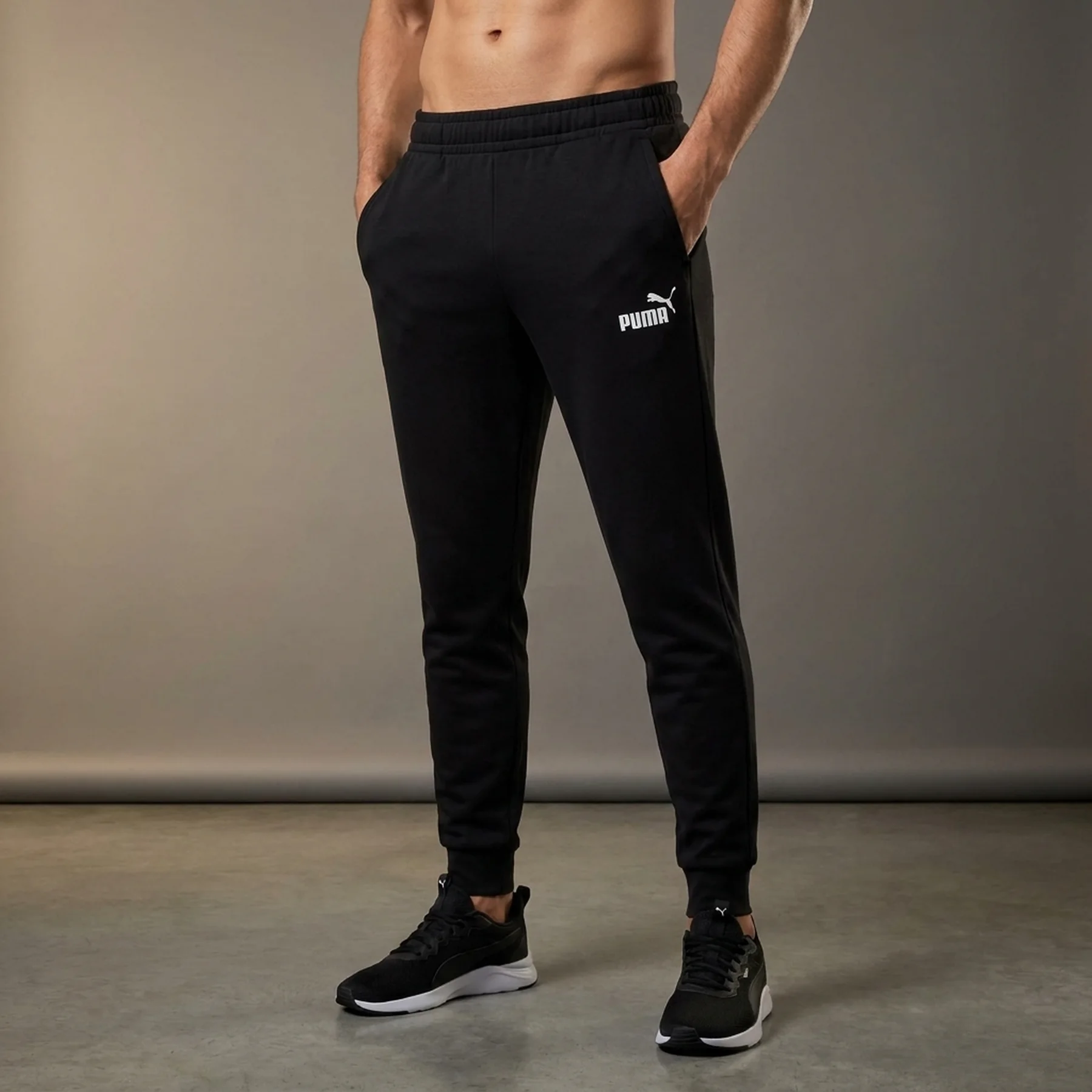 Брюки чоловічі Puma Essentials Slim Black (586748-01)