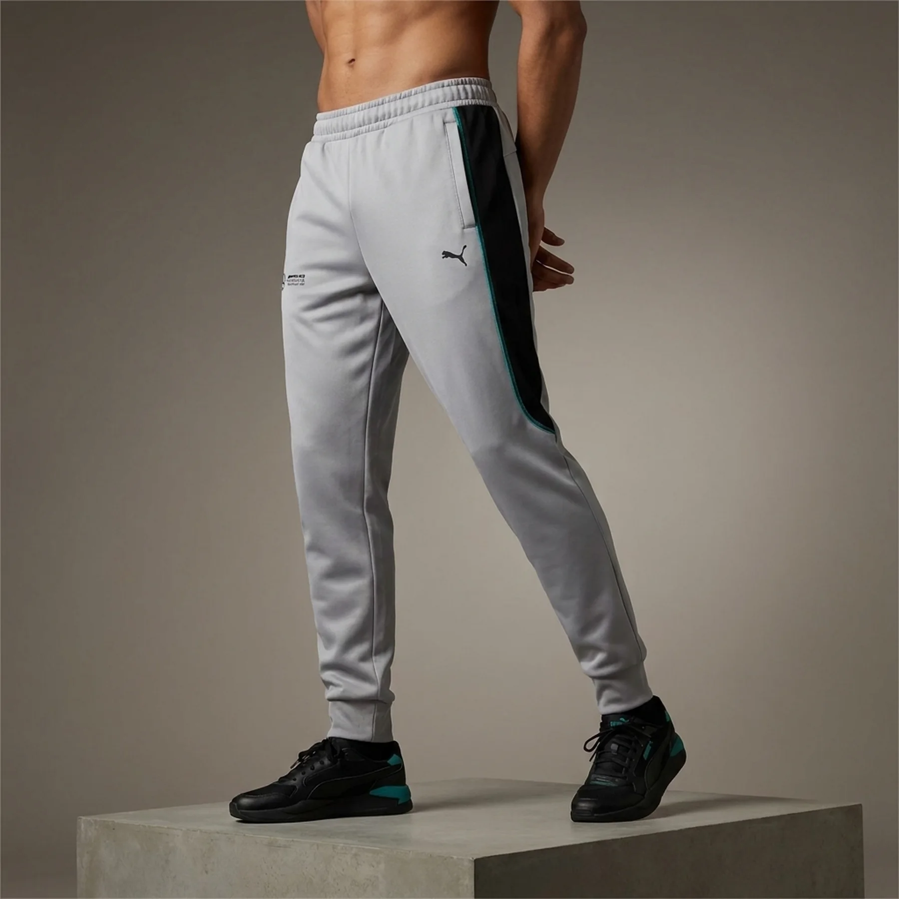Брюки чоловічі Puma Mercedes-Amg Petronas F1® Mt7+ Track Pants Grey (627317-02)