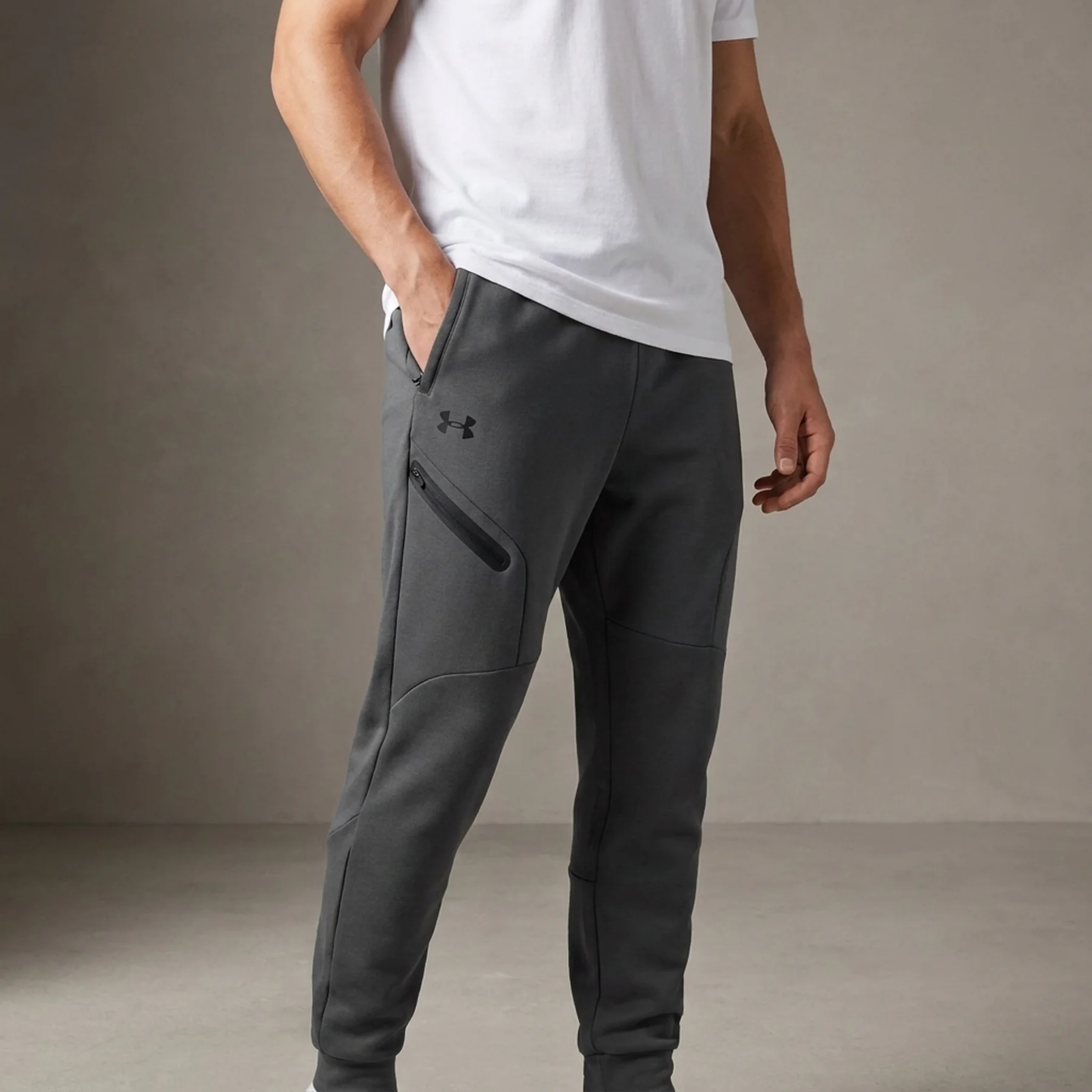 Брюки чоловічі Under Armour Unstoppable Flc Jgr Eu Grey (1389353-025)