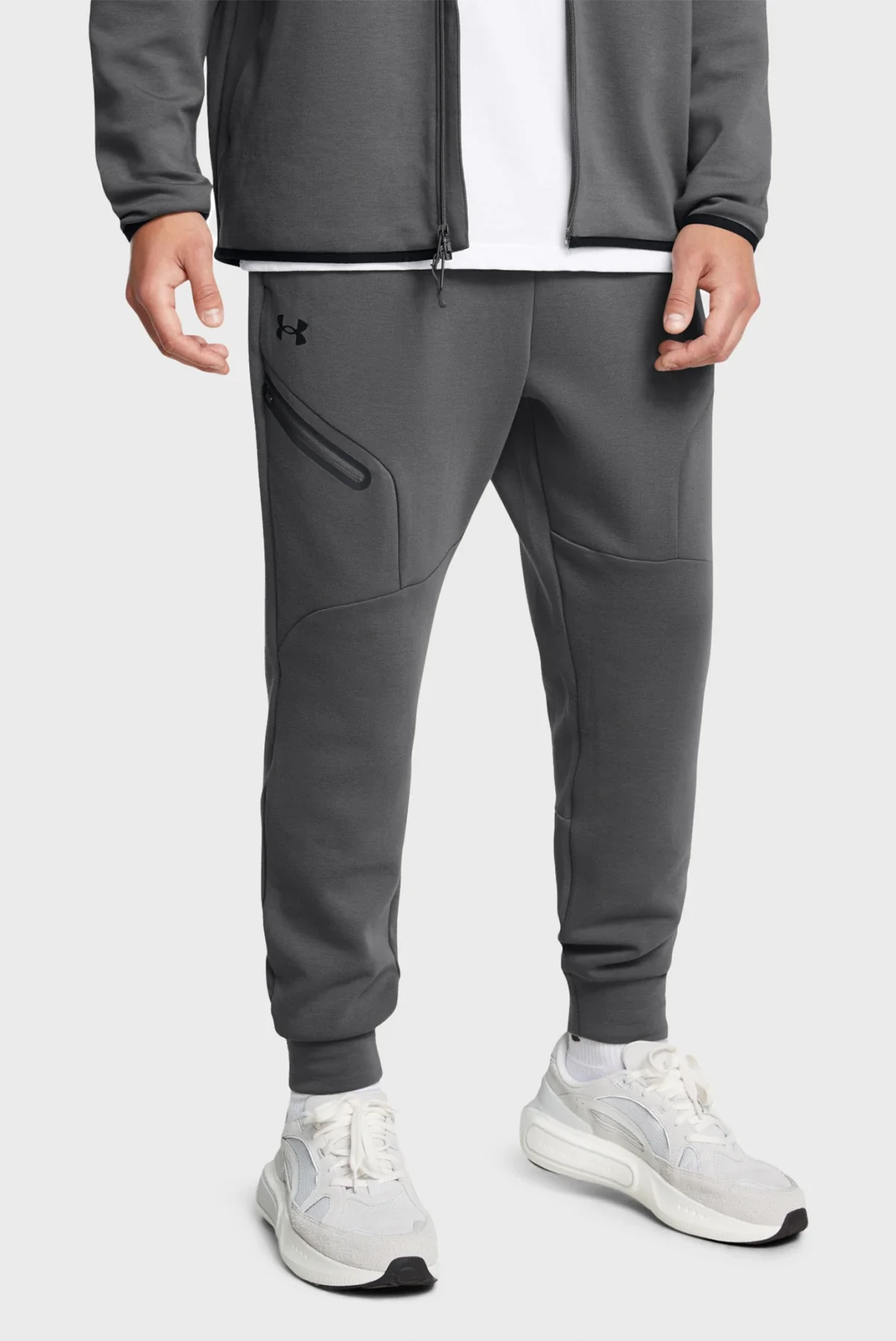 Брюки чоловічі Under Armour Unstoppable Flc Jgr Eu Grey (1389353-025)
