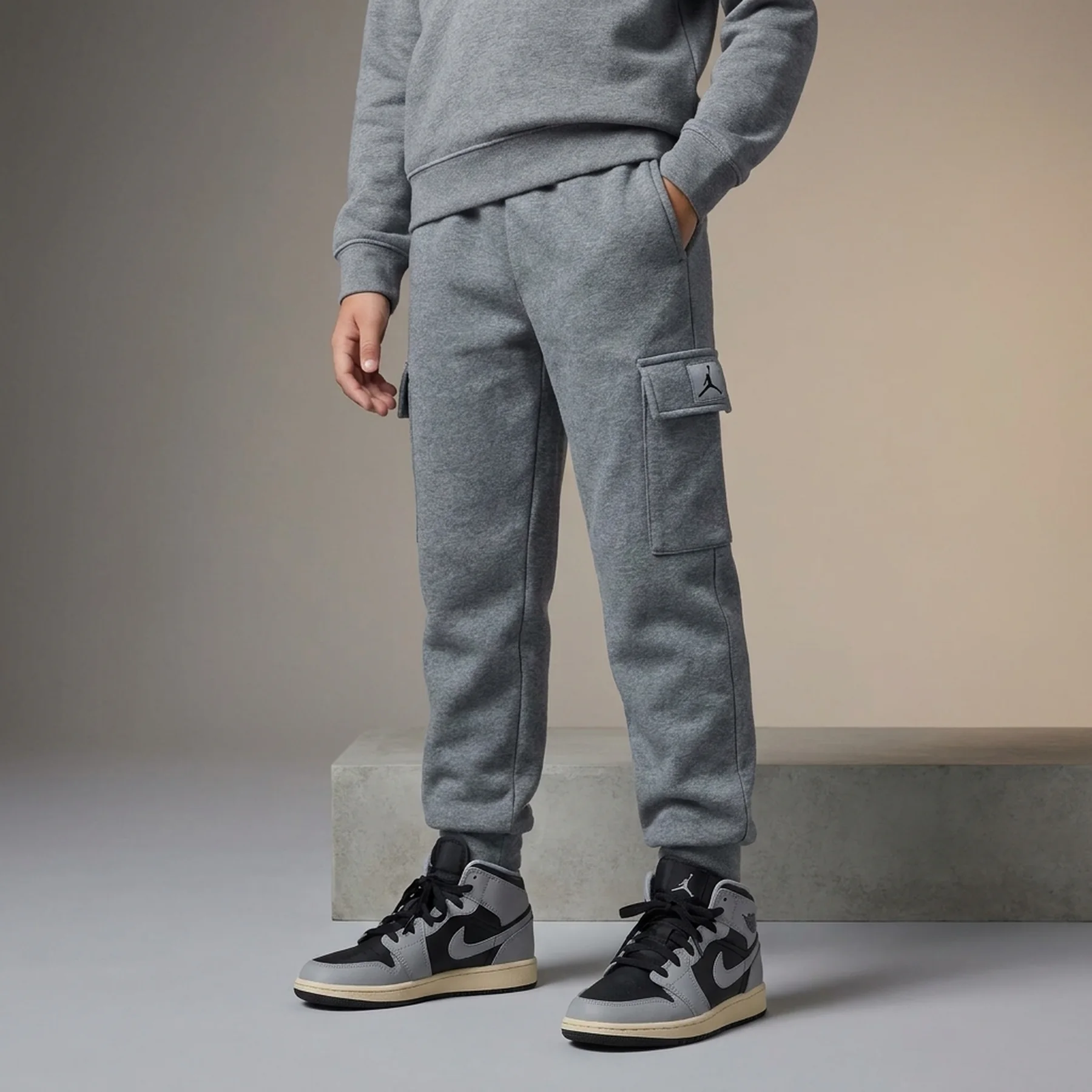 Брюки дитячі Jordan Brooklyn Ft Cargo Pant Grey (95D830-GEH)