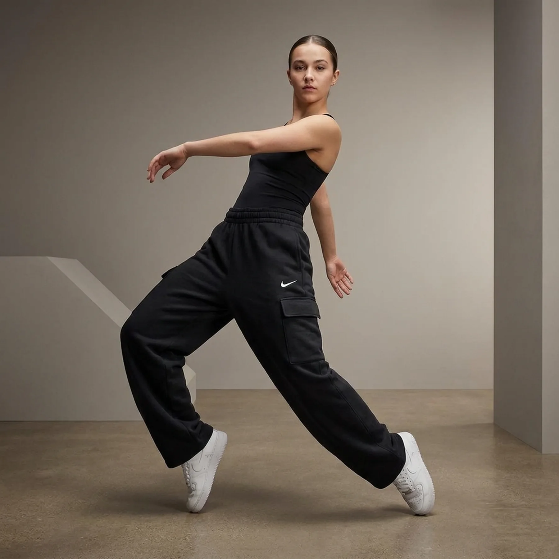 Брюки дитячі Nike G Nsw Df Flc Ovrszdpant Dnce (FZ5550-010)