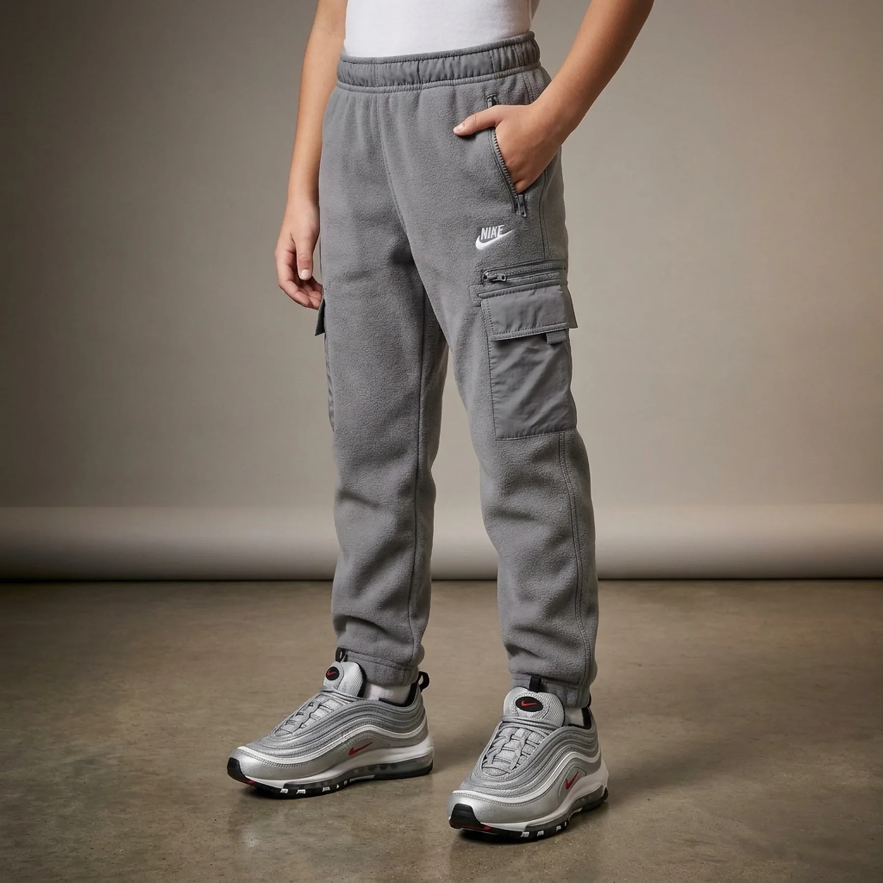 Брюки дитячі Nike Sportswear City Utility Easyon Therma-Fit Grey (HF4211-053)