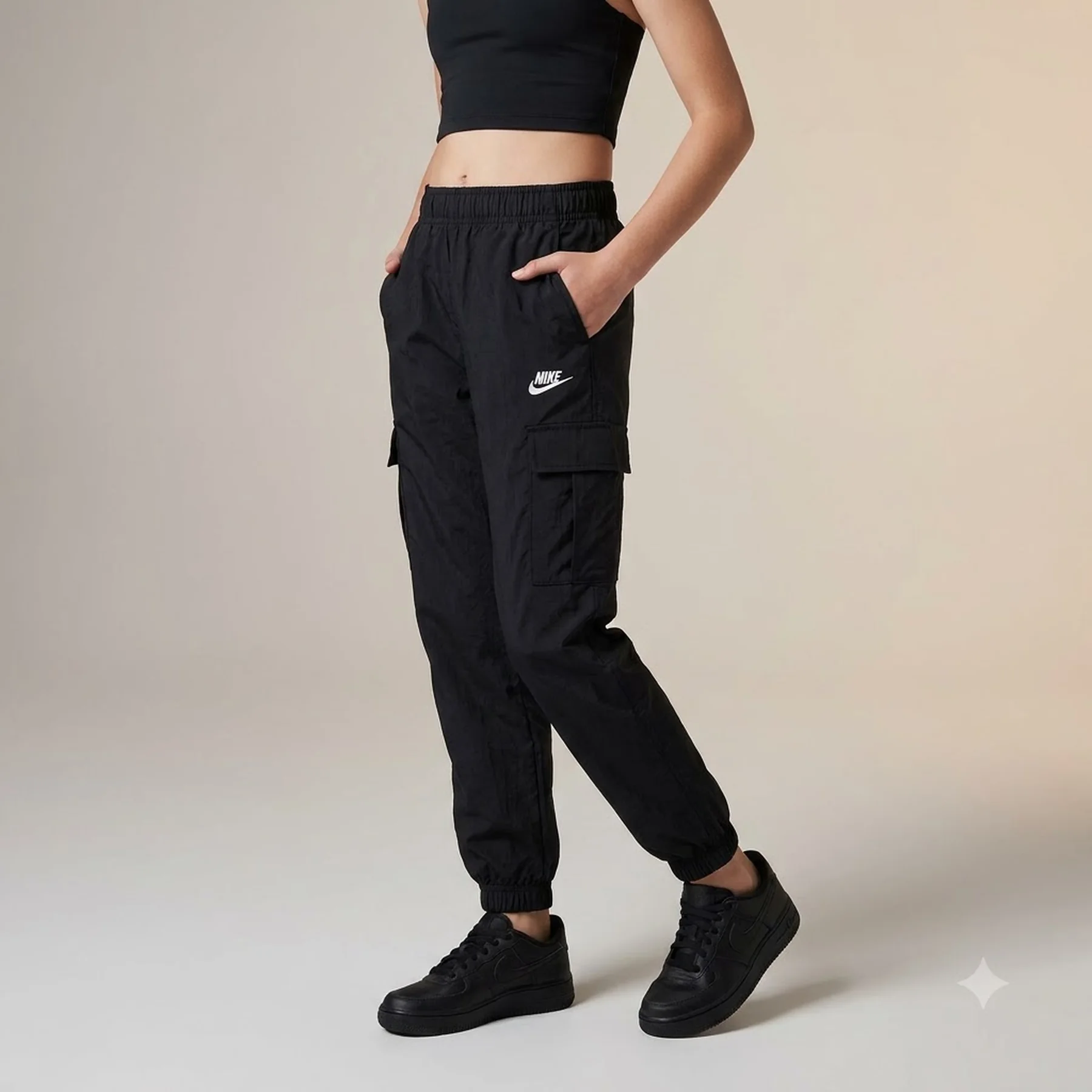 Брюки підліткові Nike Woven Cargo Kids' Track Pants (FZ5554-010)