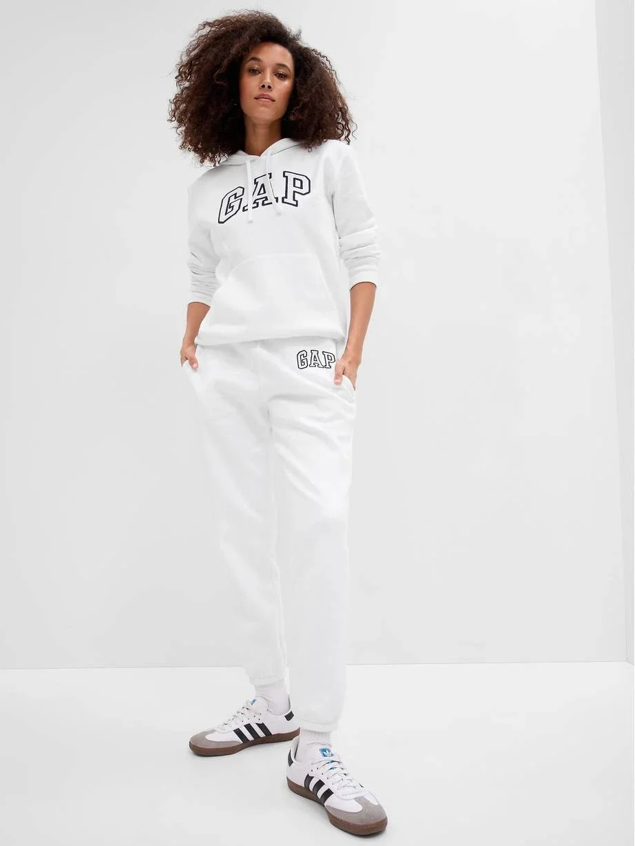 Брюки жіночі Gap Logo Jogger Sweatpants White (463492-18)