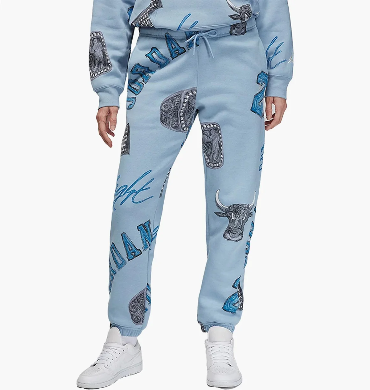 Брюки жіночі Jordan Brooklyn Fleece Light Blue (FZ9981-436)