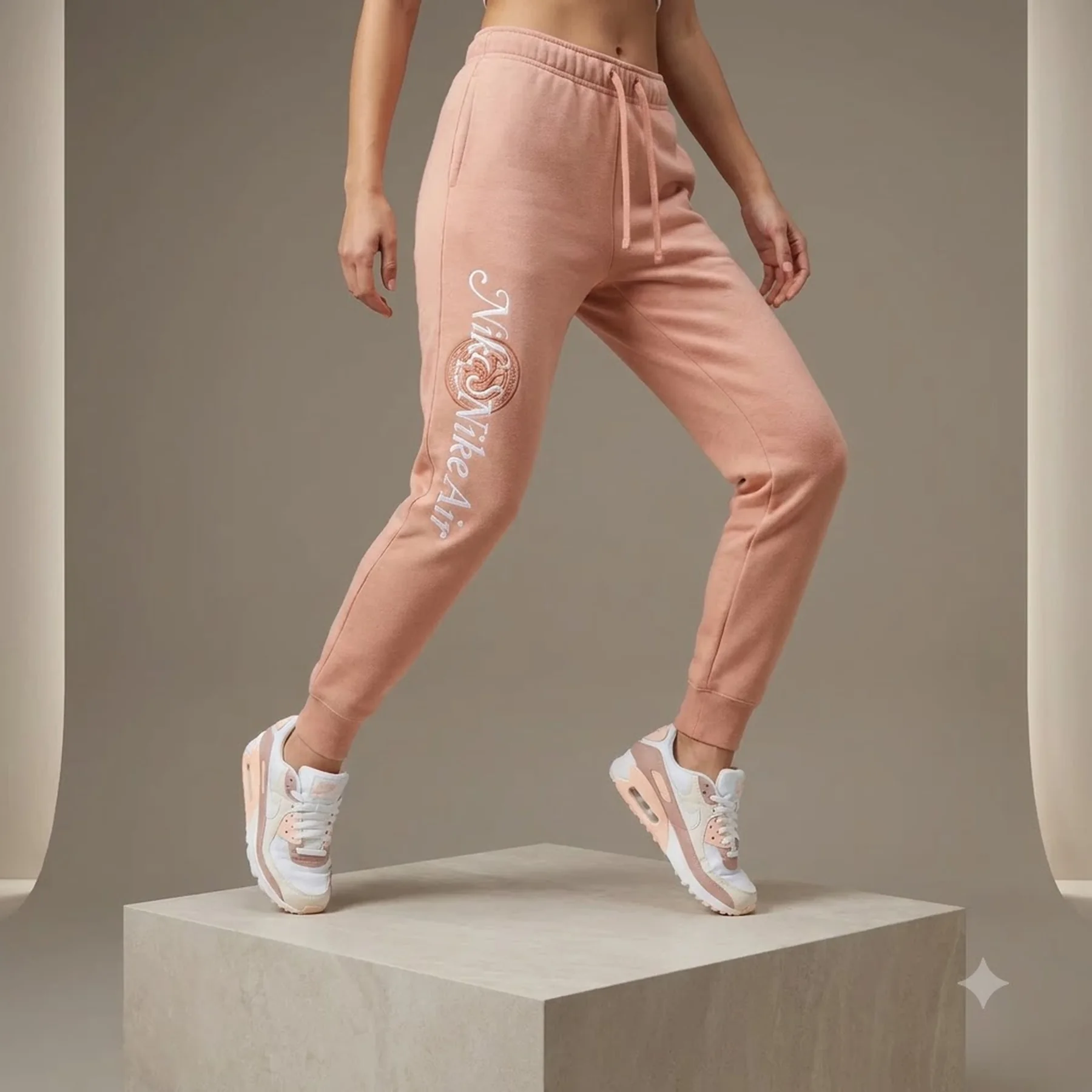 Брюки жіночі Nike Club Flc Gx Peach (HV2346-688)