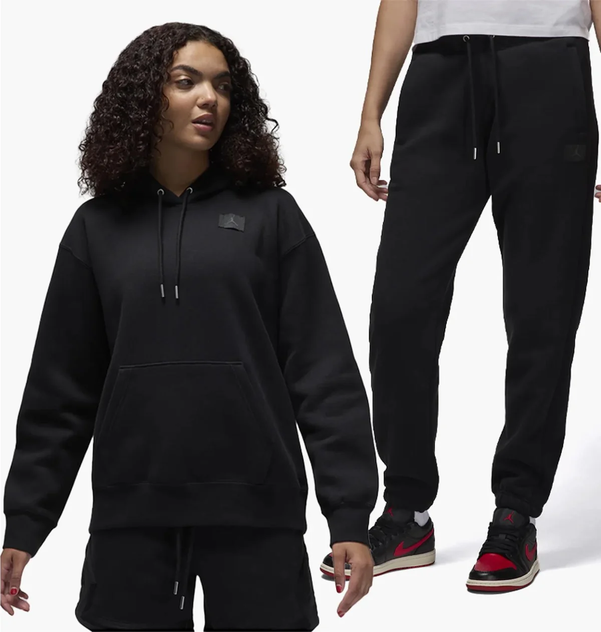 Брюки жіночі Nike Flight Fleece Black (FV7059-010) — Одяг