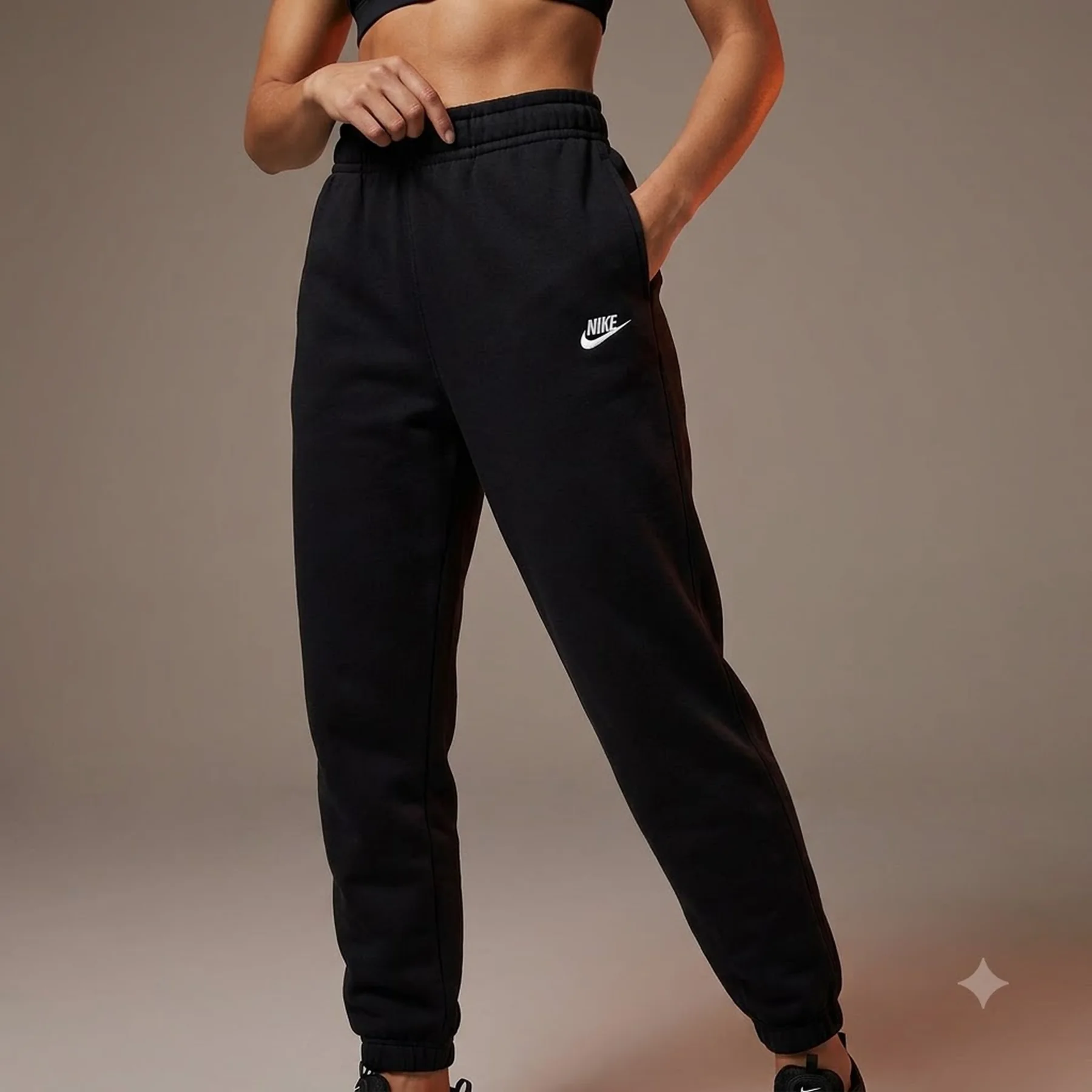 Брюки жіночі Nike G Nsw Club Flc Hr Ftd Pnt Lbr (FD2921-010)