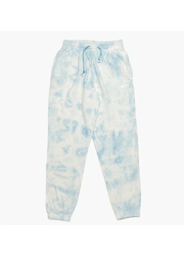 Брюки жіночі Nike Mid-Rise Cloud-Dye Joggers White/Light Blue (DM6714-494)