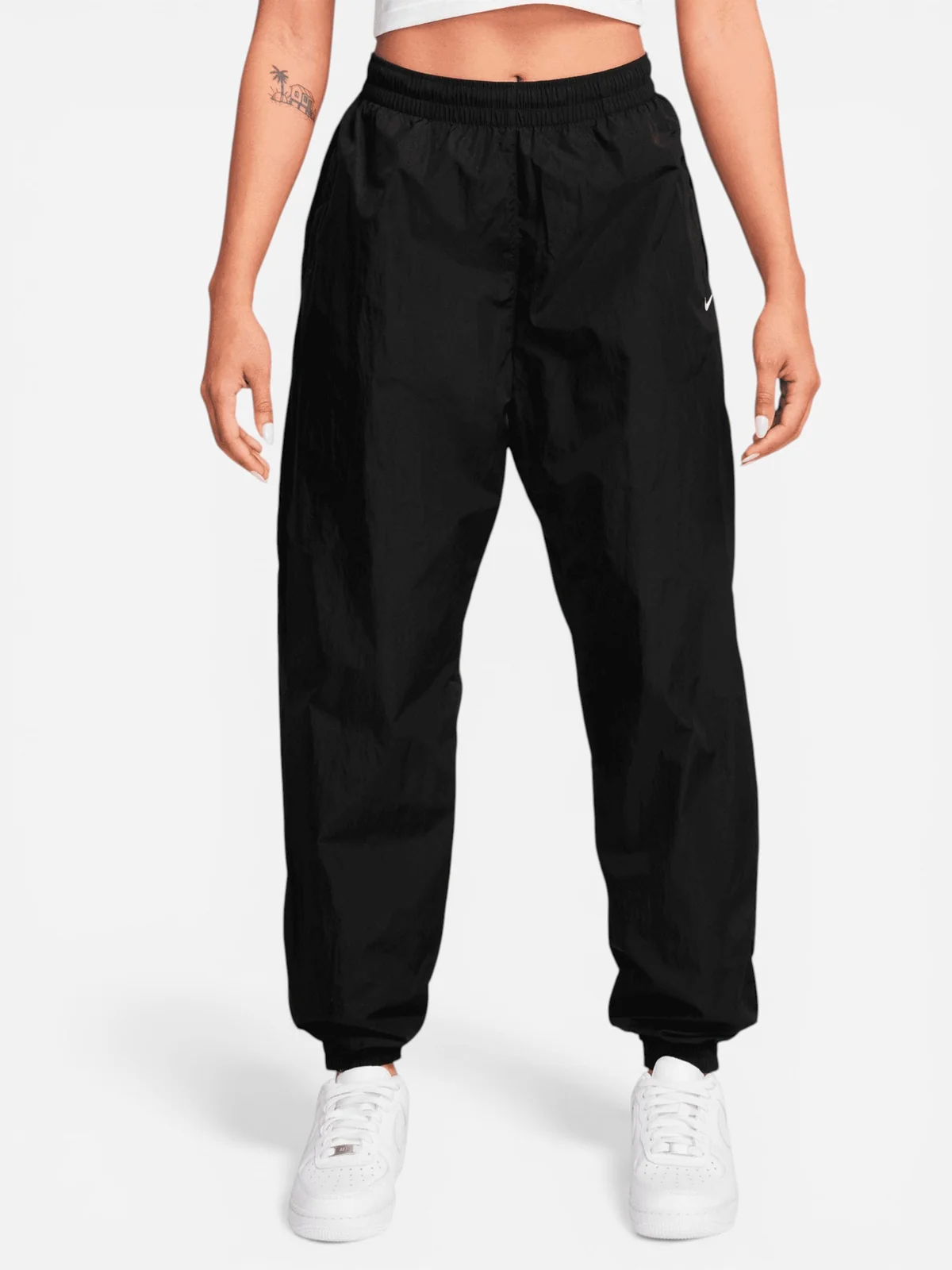 Брюки жіночі Nike Nsw Esstl Wvn Mr Os Jggr Black (FV7668-010) — Одяг