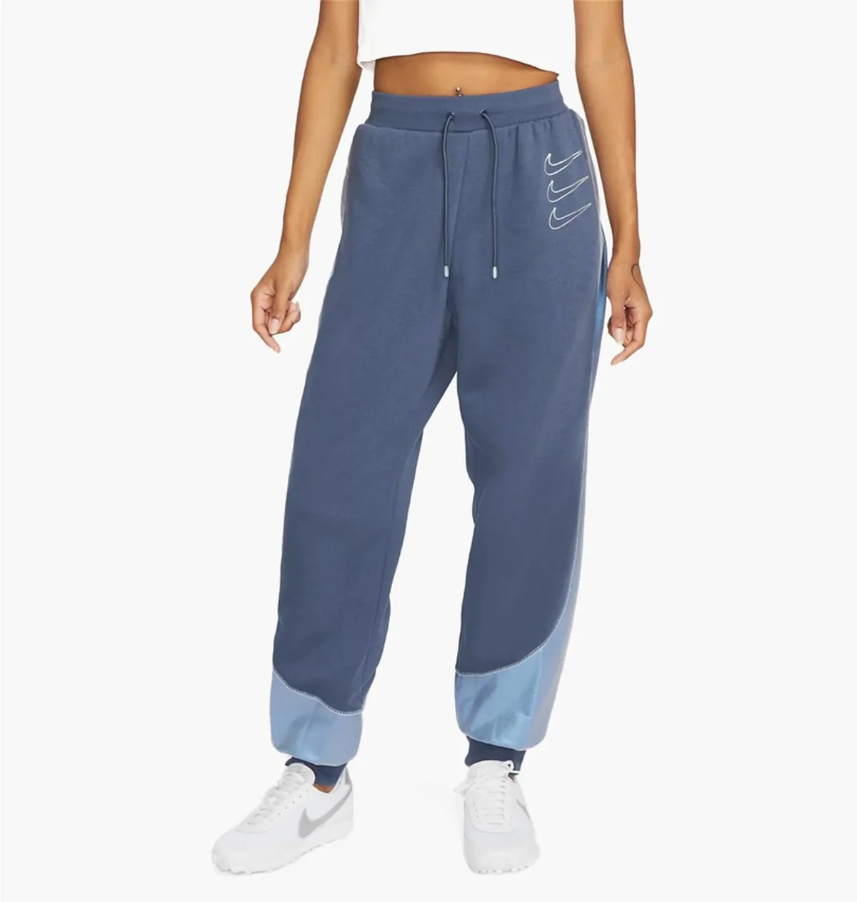 Брюки жіночі Nike Nsw Gx Mr Flc Jggr Opal (DD5129-437)