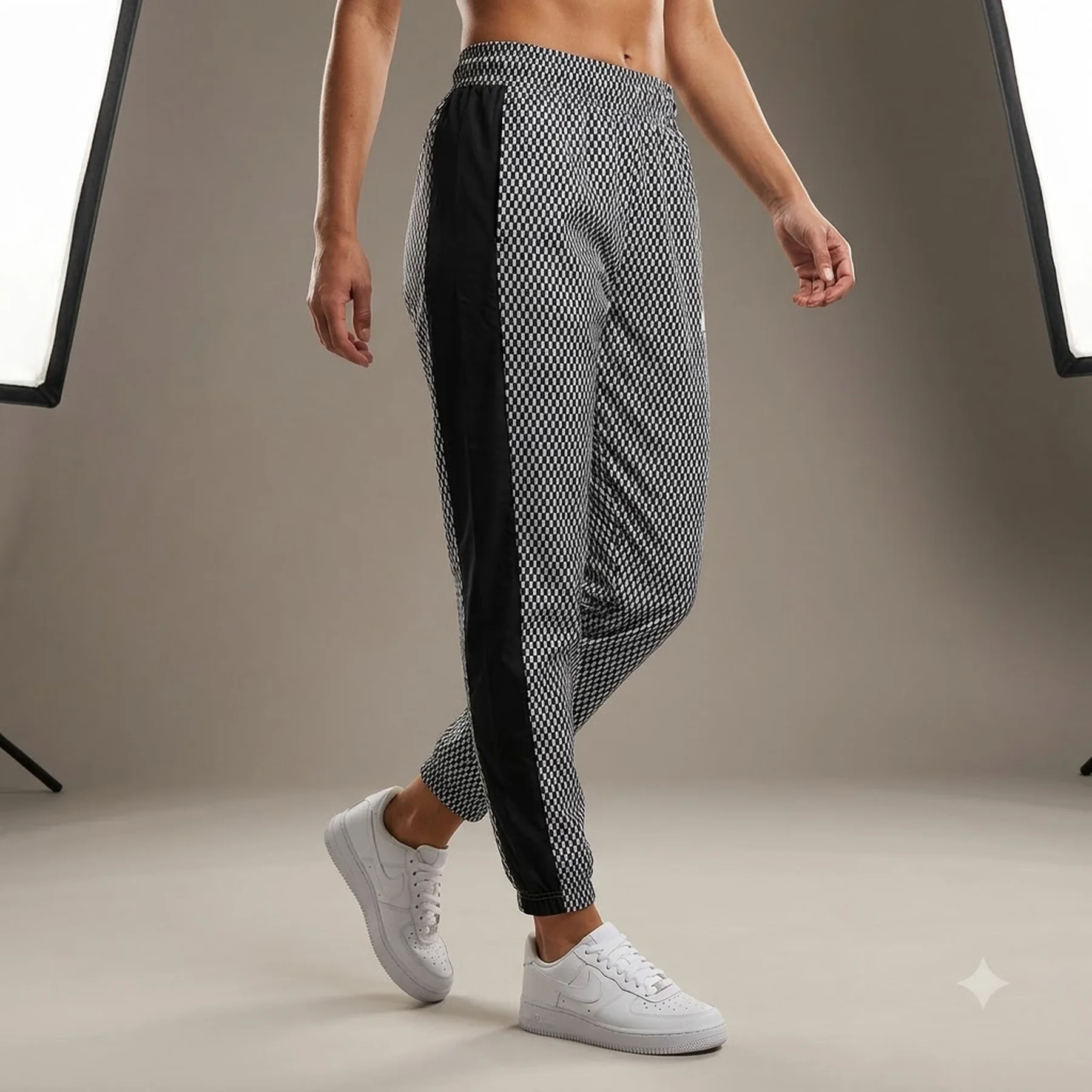 Брюки жіночі Nike Serena Design Crew Black/White (DJ1160-010)