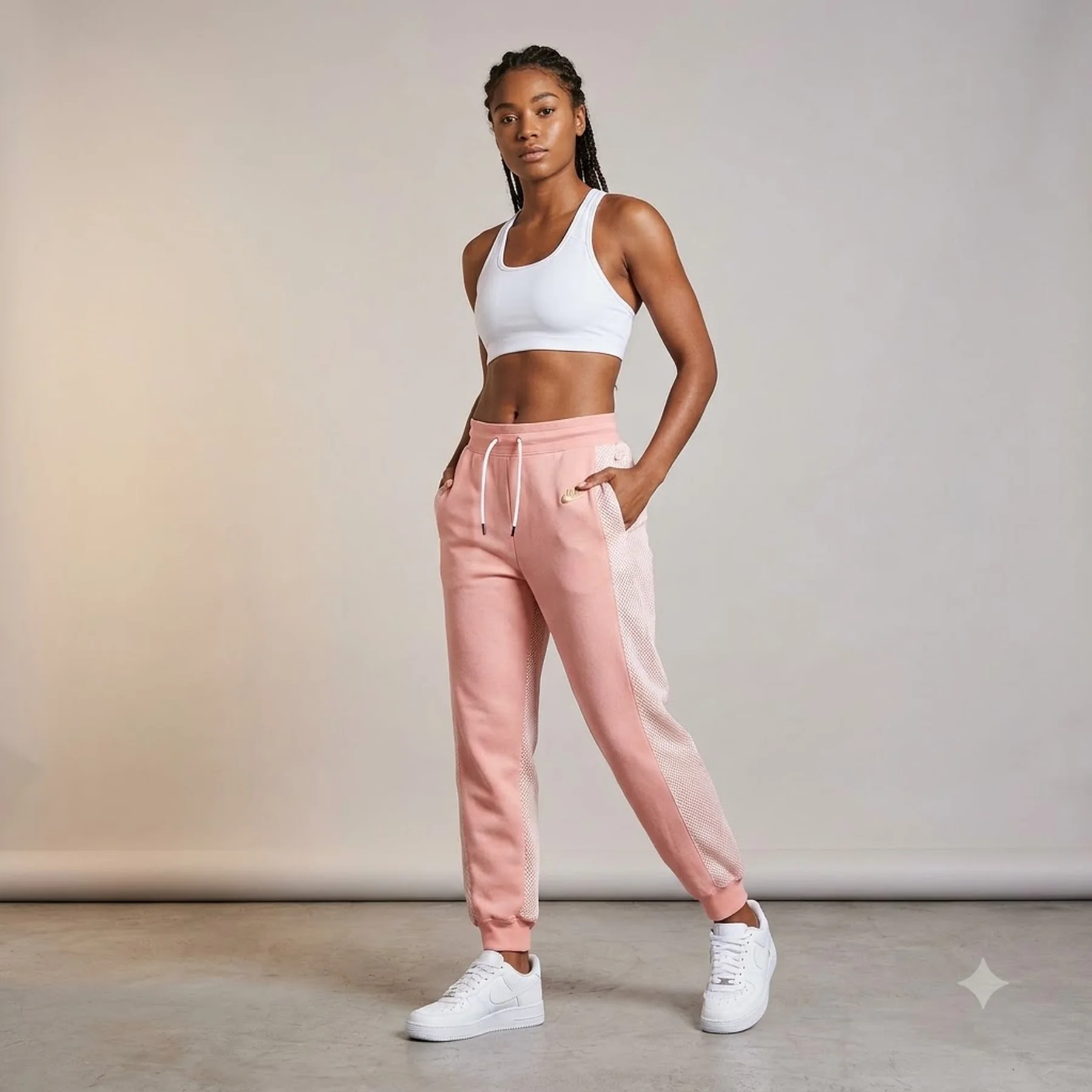 Брюки жіночі Nike Serena Design Crew Pink (DD3862-693)