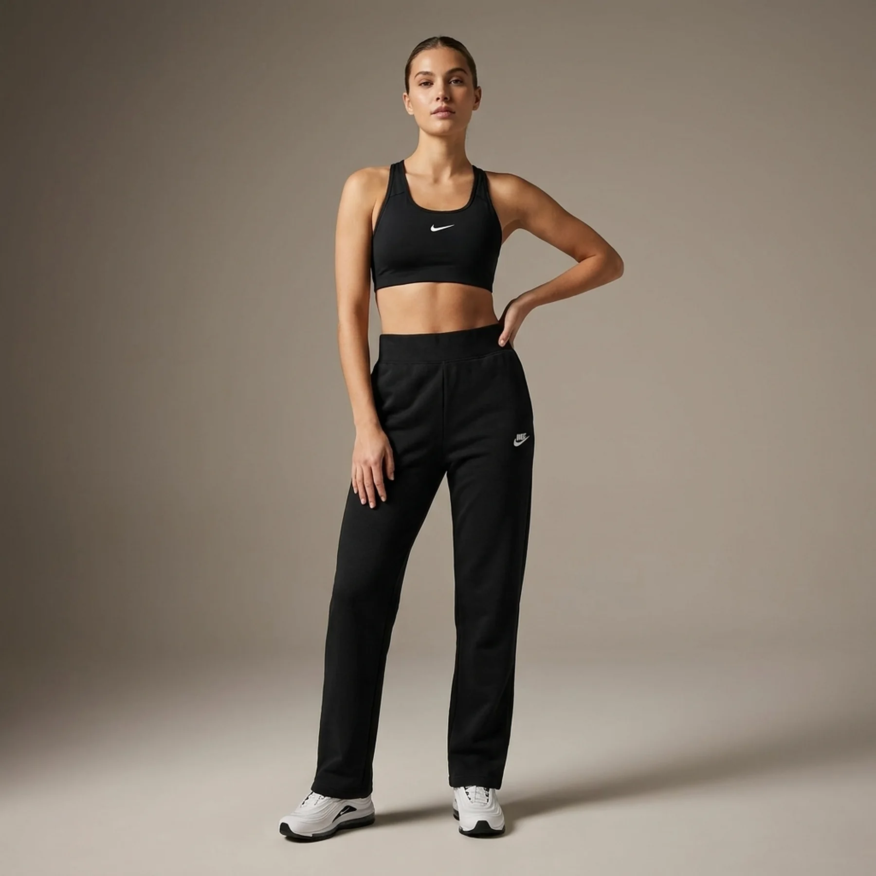 Брюки жіночі Nike Sportswear Chill Terry Black (HF6457-010)
