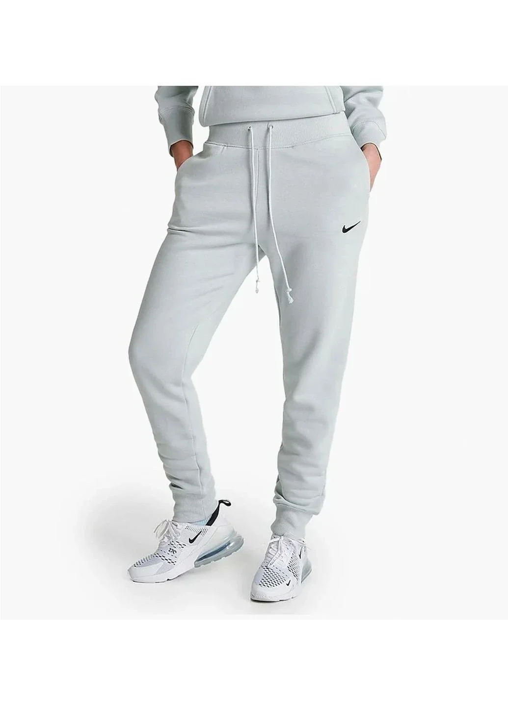 Брюки жіночі Nike Sportswear Phoenix Fleece High-Waisted Jogger Sweatpants Grey Fd0893-034 (FD0893-034)