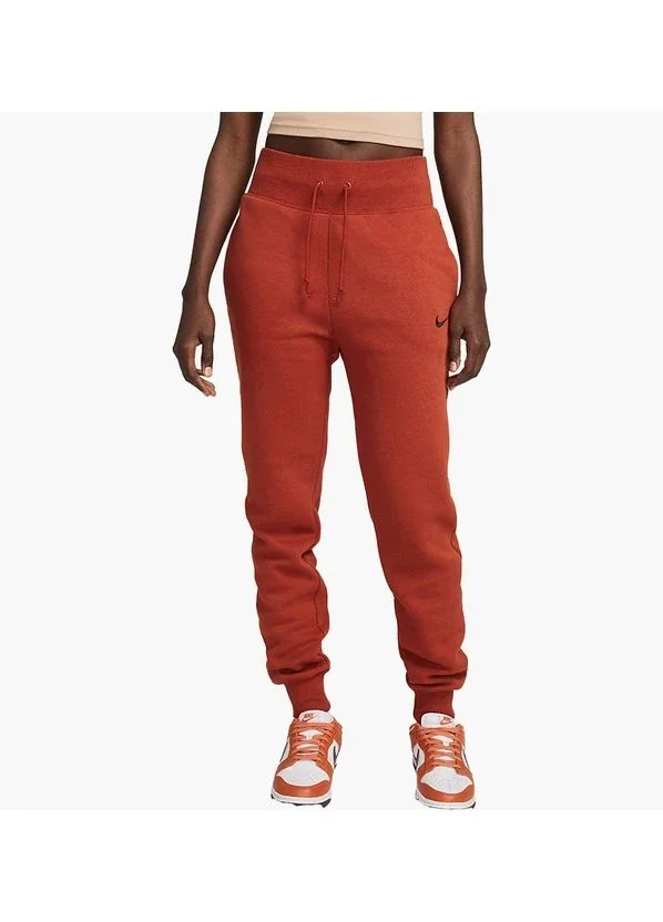 Брюки жіночі Nike Sportswear Phoenix Fleece High-Waisted Joggers Orange (DQ5688-832)