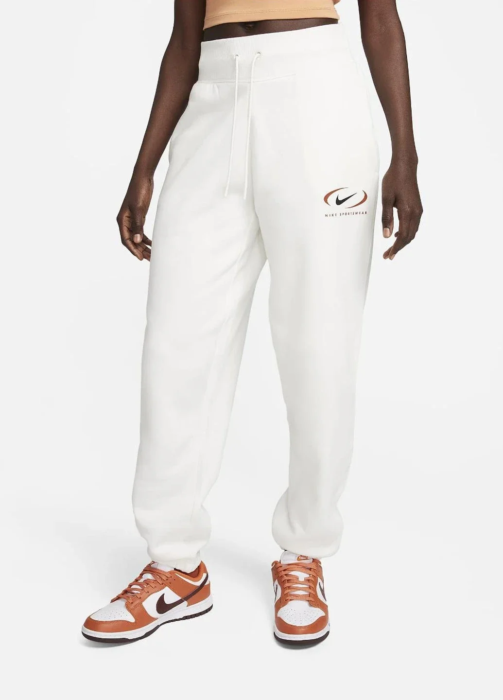 Брюки жіночі Nike Sportswear Phoenix Fleece Women's Oversized High-Waisted Trousers (FN7716-133) — Одяг