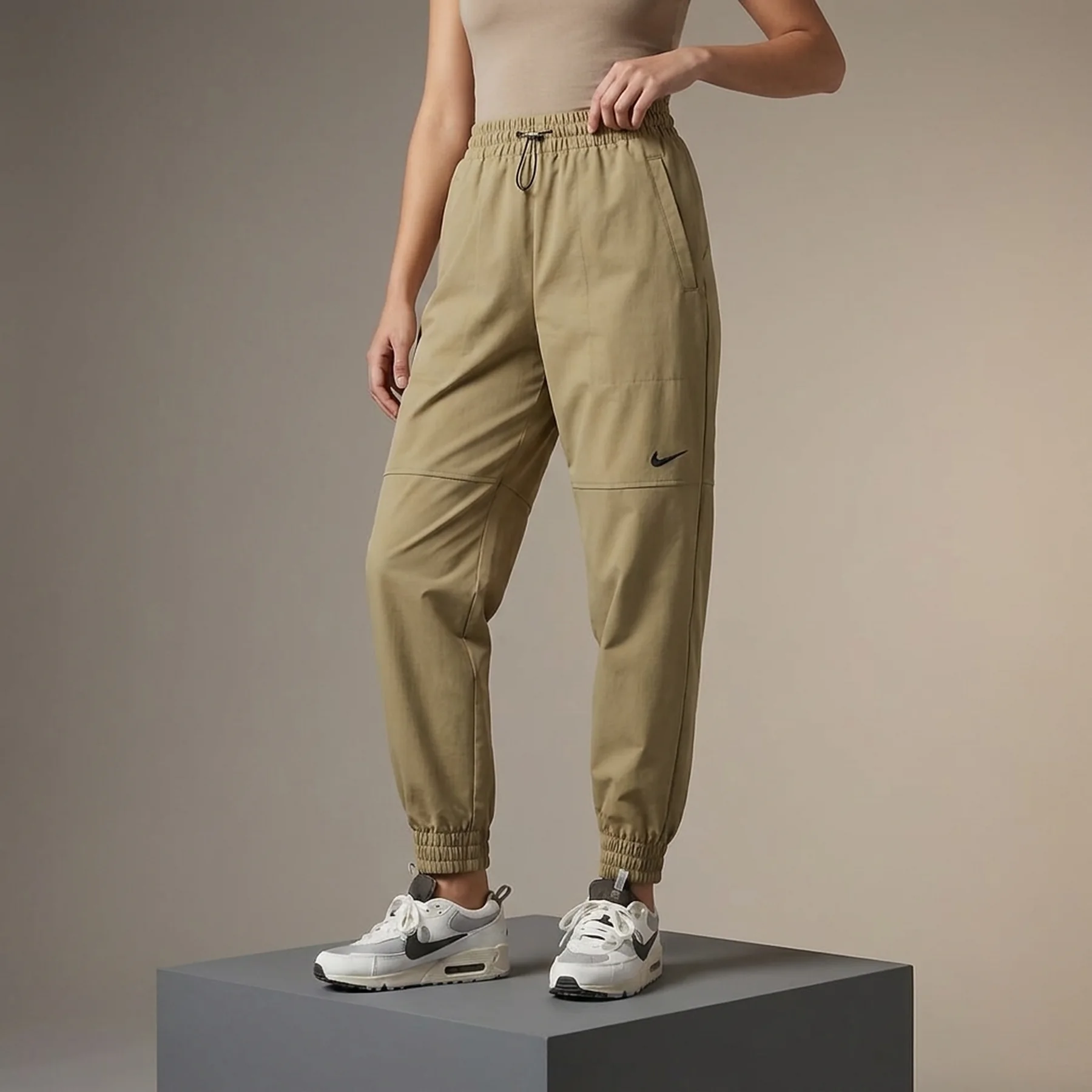 Брюки жіночі Nike Sportswear Swoosh Woven Pants (FD1131-276)