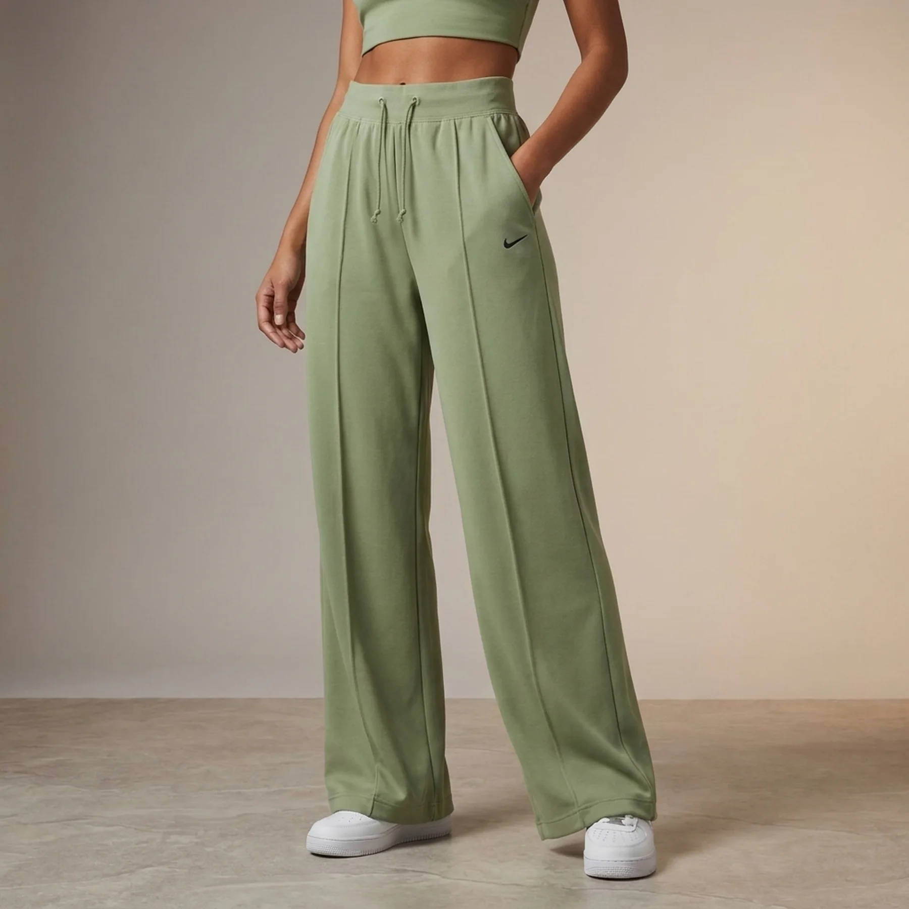 Брюки жіночі Nike Ssential High-Waisted Wide-Leg (FB8490-386)