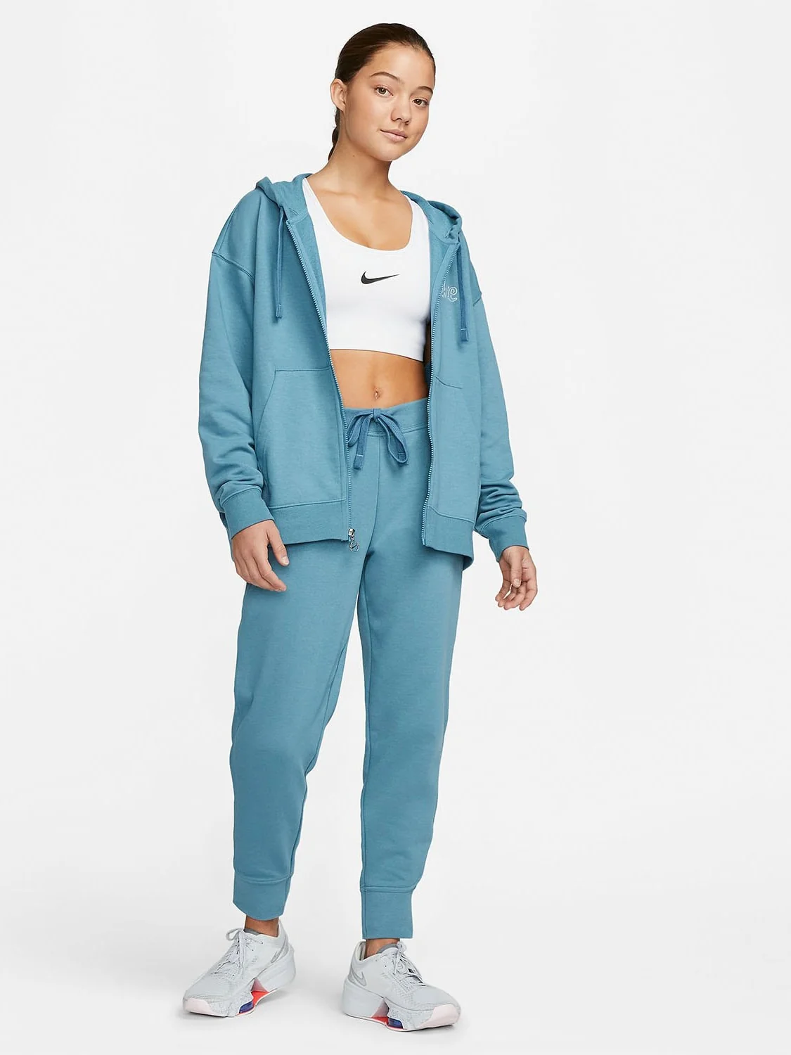 Брюки жіночі Nike W Nk Df Get Fit Fl Tp Pnt (CU5495-440)